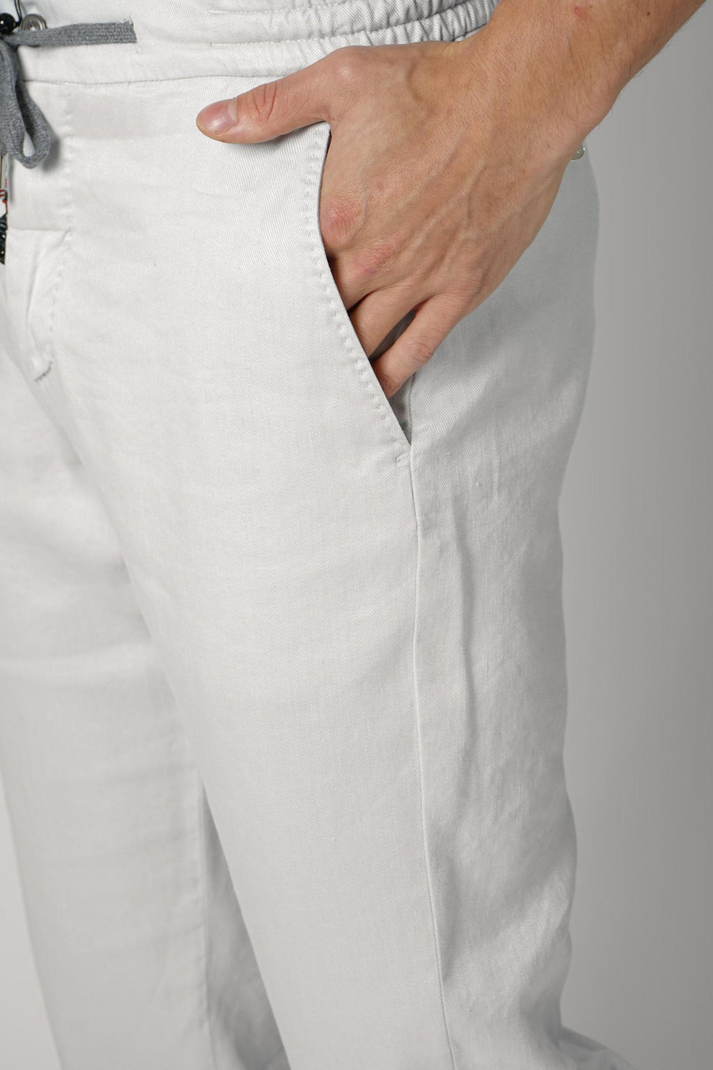 Marco Pescarolo Linen Trousers Grey