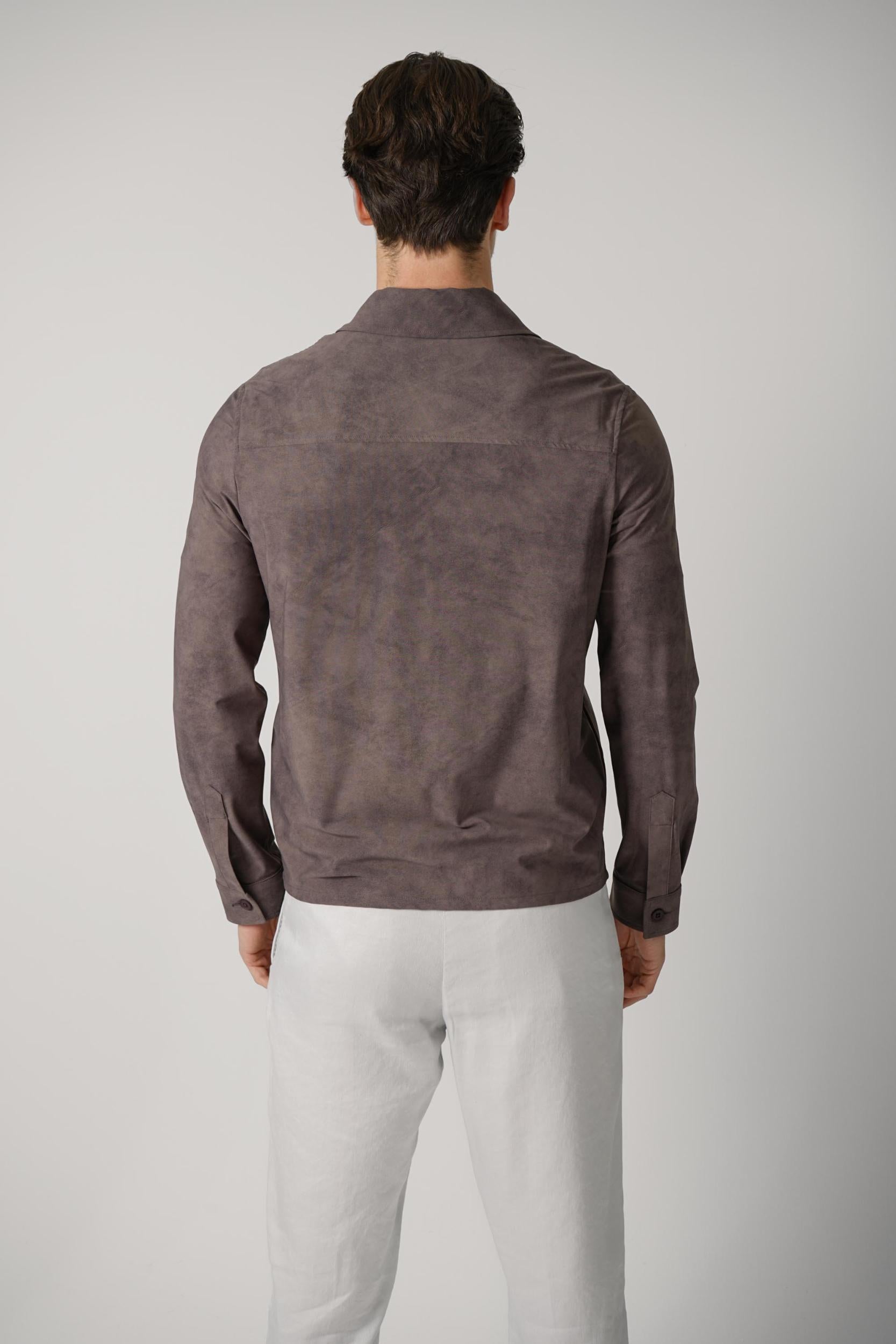 Marco Pescarolo Urus Overshirt Taupe