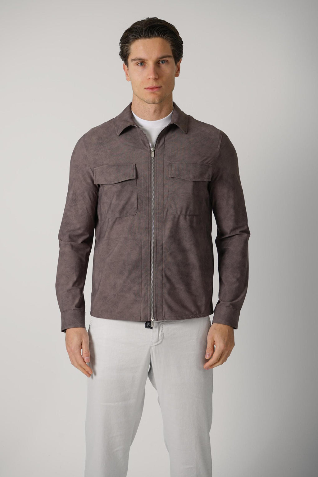 Marco Pescarolo Urus Overshirt Taupe