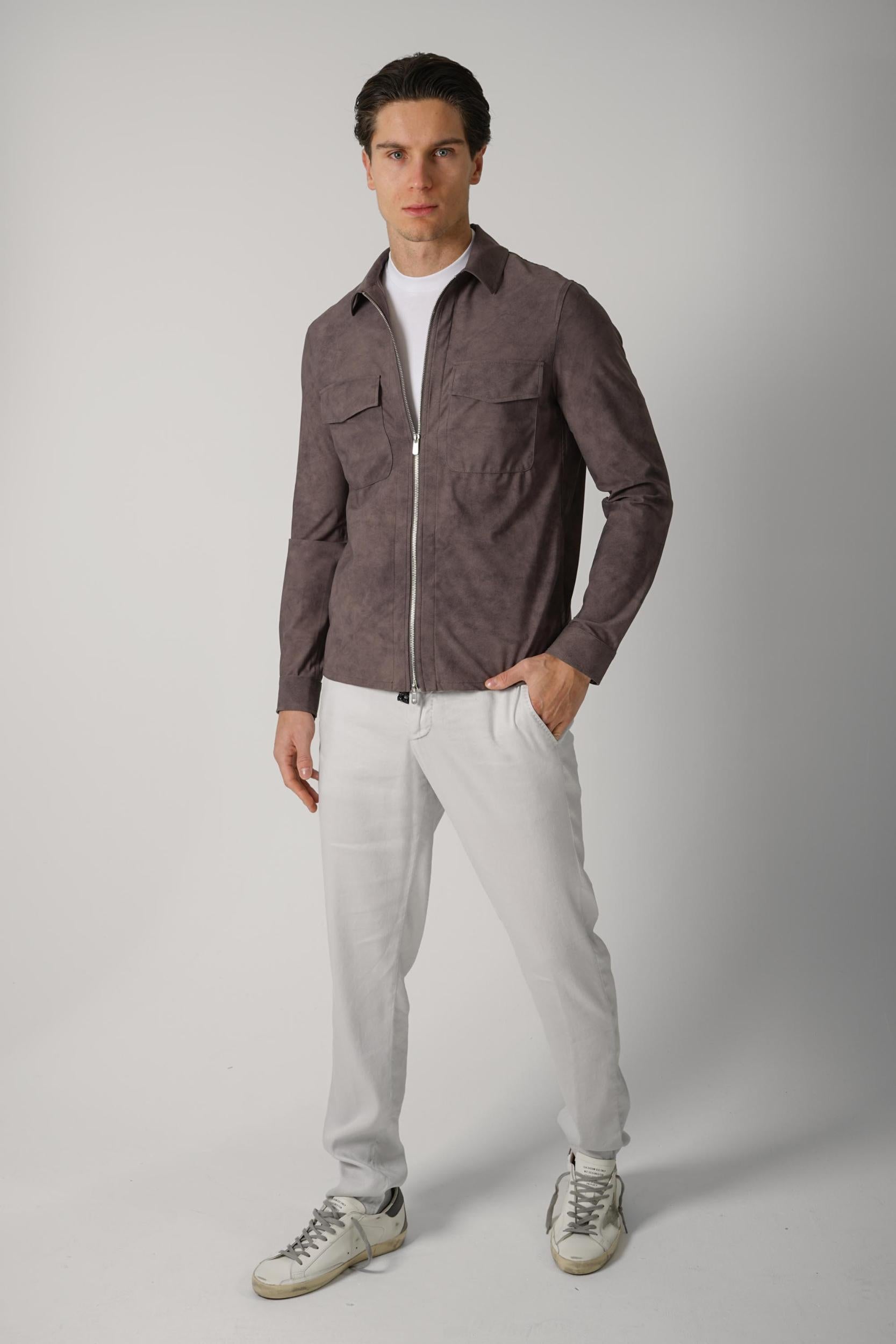 Marco Pescarolo Urus Overshirt Taupe