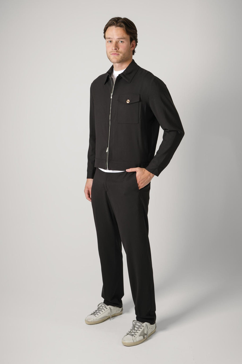 Marco Pescarolo Ventuno Overshirt Black