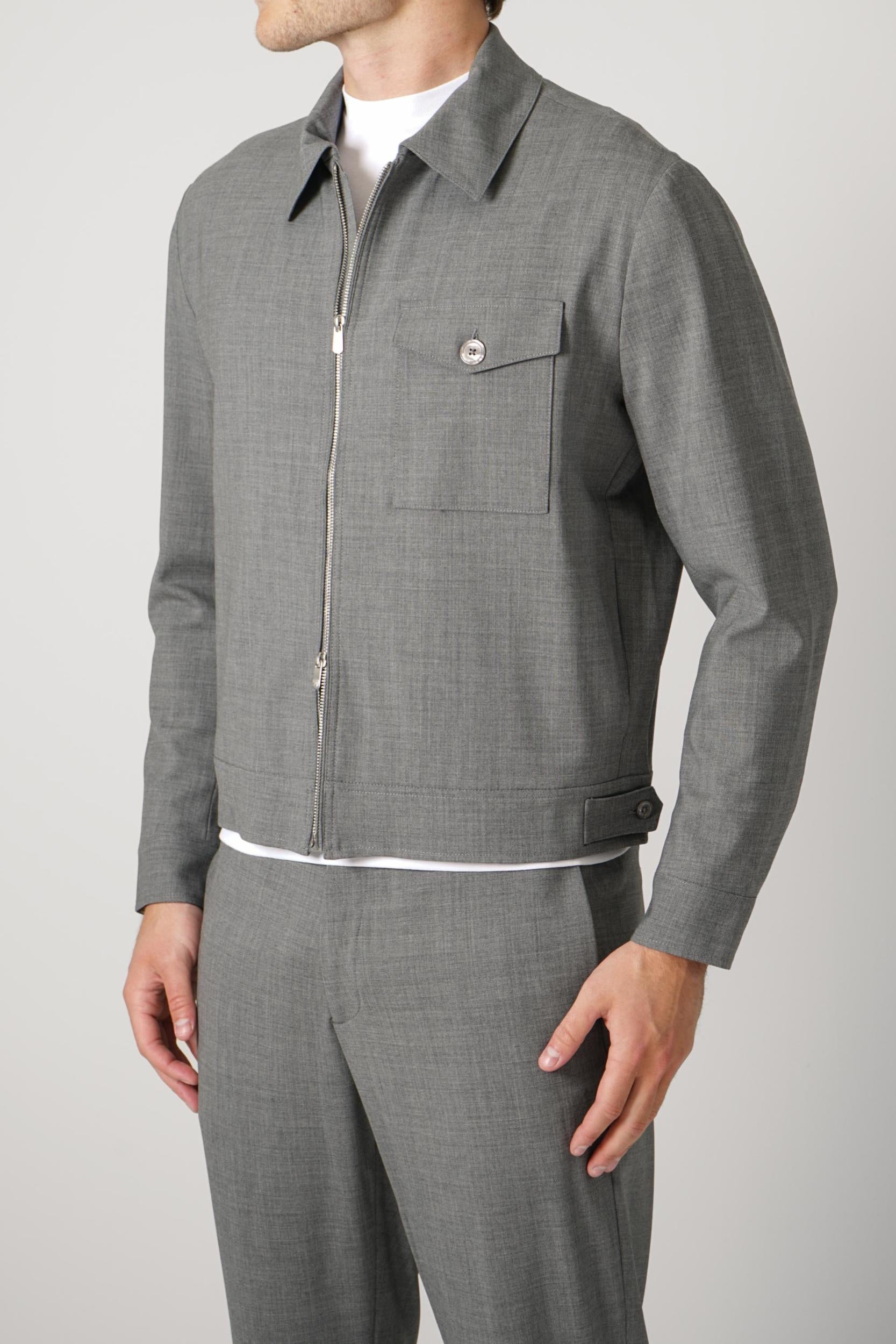 Marco Pescarolo Ventuno Overshirt Light Grey