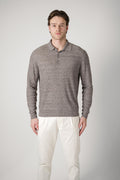 Maurizio Baldassari Micro Stitch 3B Polo Brown
