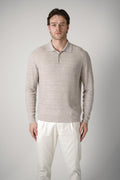 Maurizio Baldassari Micro Stitch 3B Polo Greige