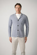 Maurizio Baldassari Summer Cashmere Knitted Cardigan Light Blue