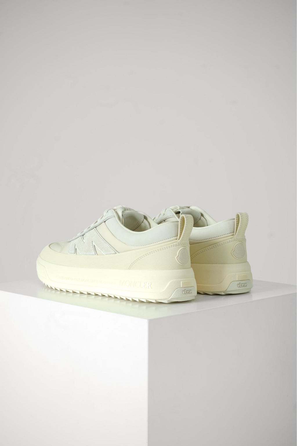 Moncler Altive Nubuk &Amp; Suede Trainers Beige