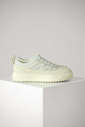 Moncler Altive Nubuk &Amp; Suede Trainers Beige