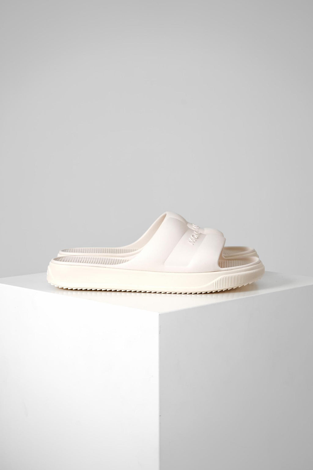 Moncler Altive Slides White Ivory