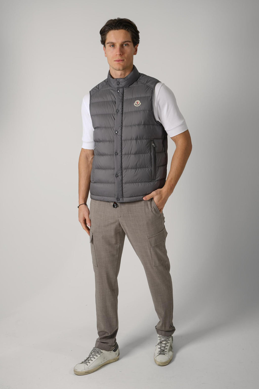 Moncler Barthe Gilet Grey