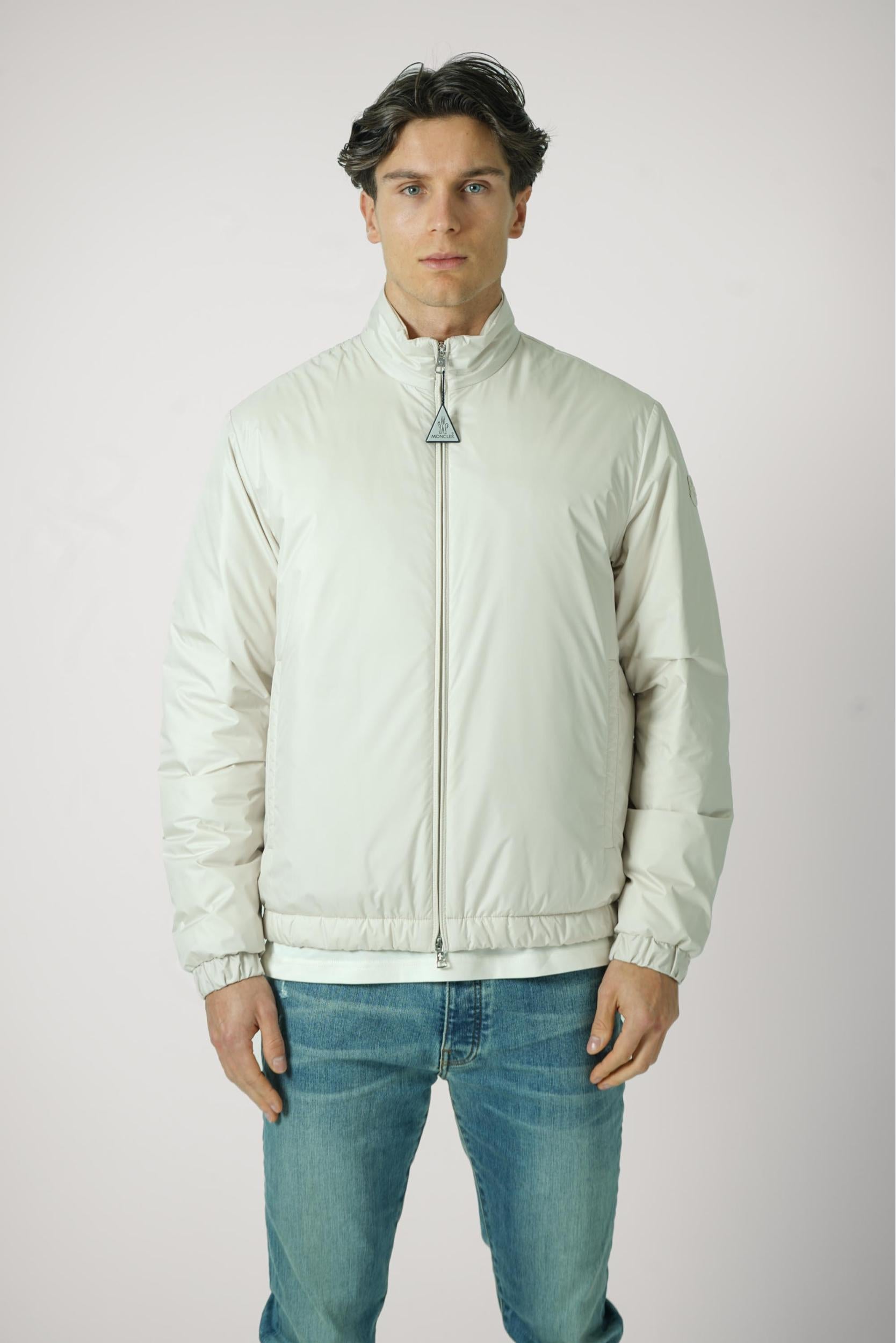 Moncler Berre Short Down Jacket Beige