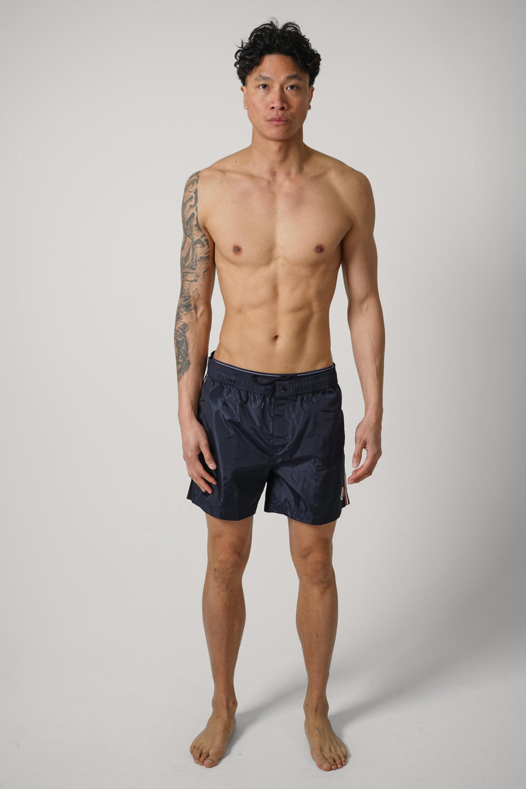 Moncler Boxer Swimming Shorts Navy