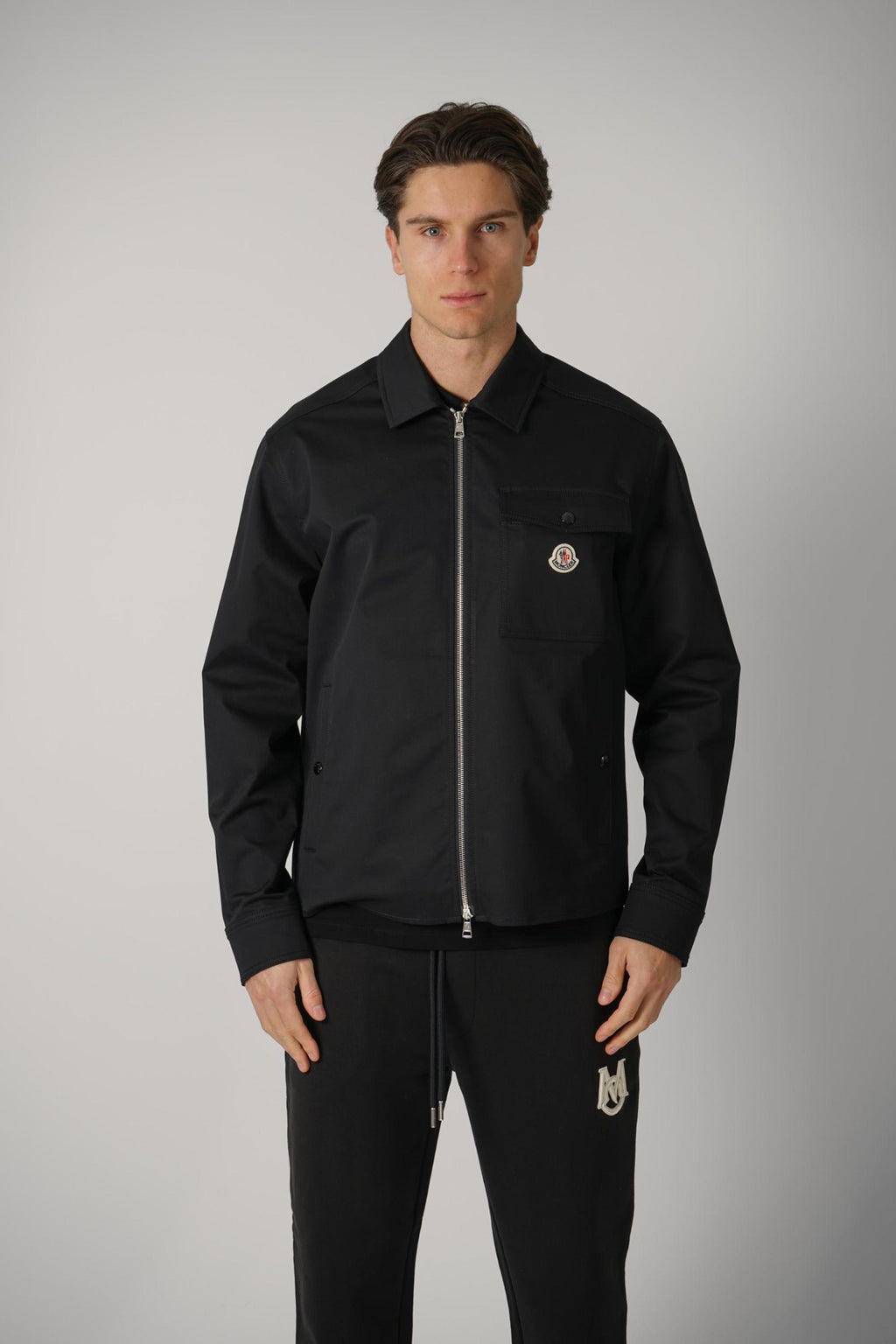 Moncler Camicia Overshirt Black