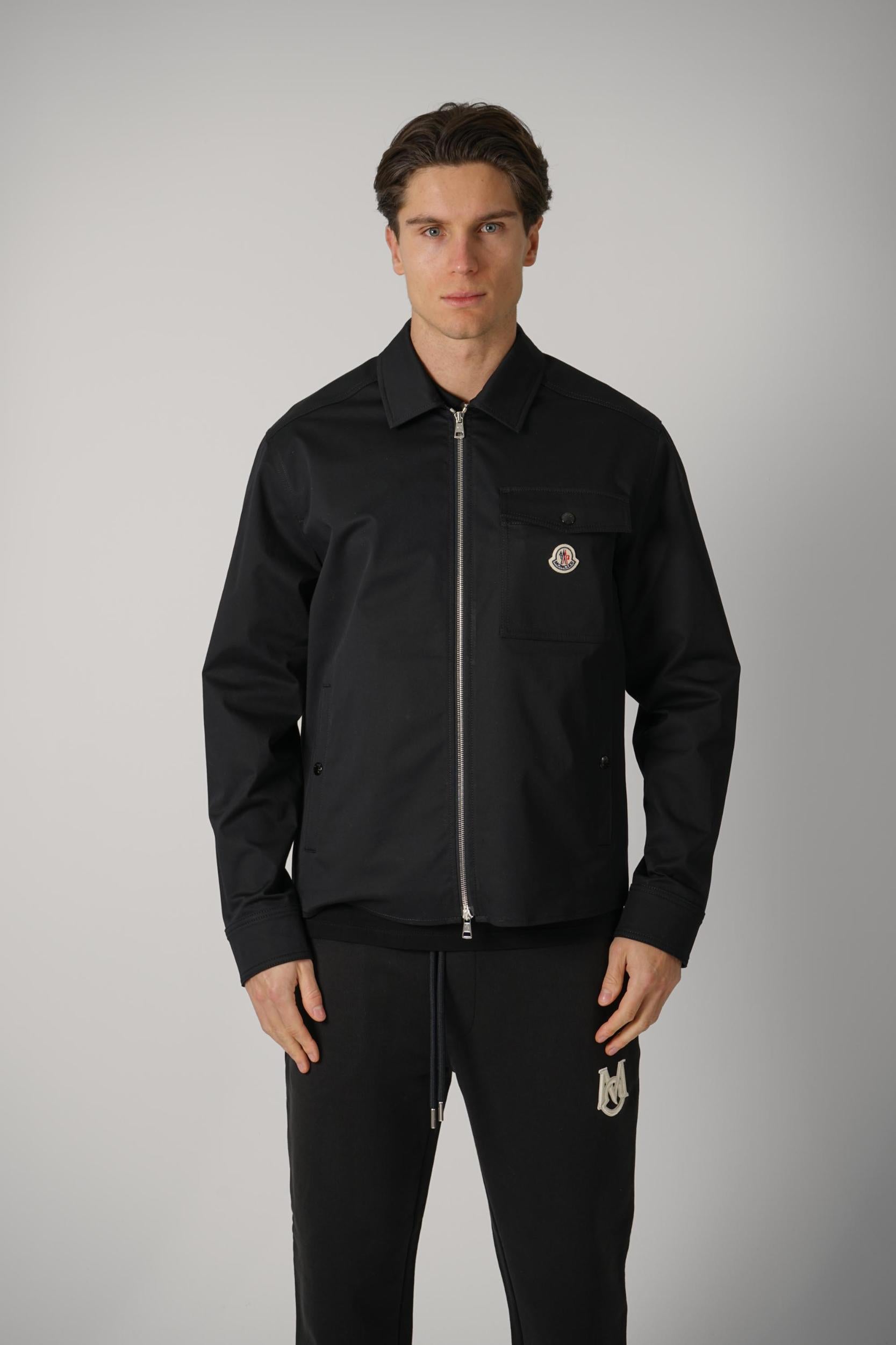 Moncler Camicia Overshirt Black