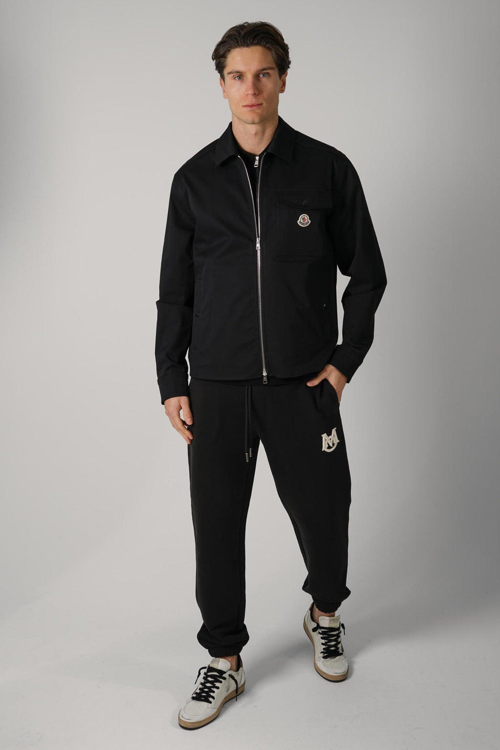 Moncler Camicia Overshirt Black