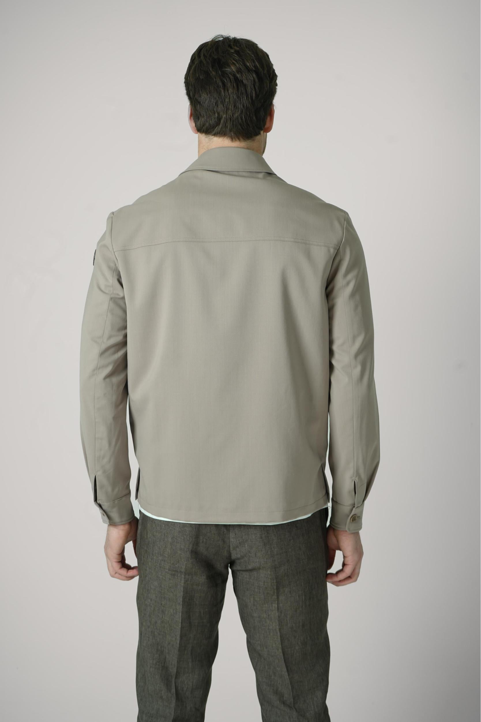 Moncler Camicia Overshirt Jacket Beige