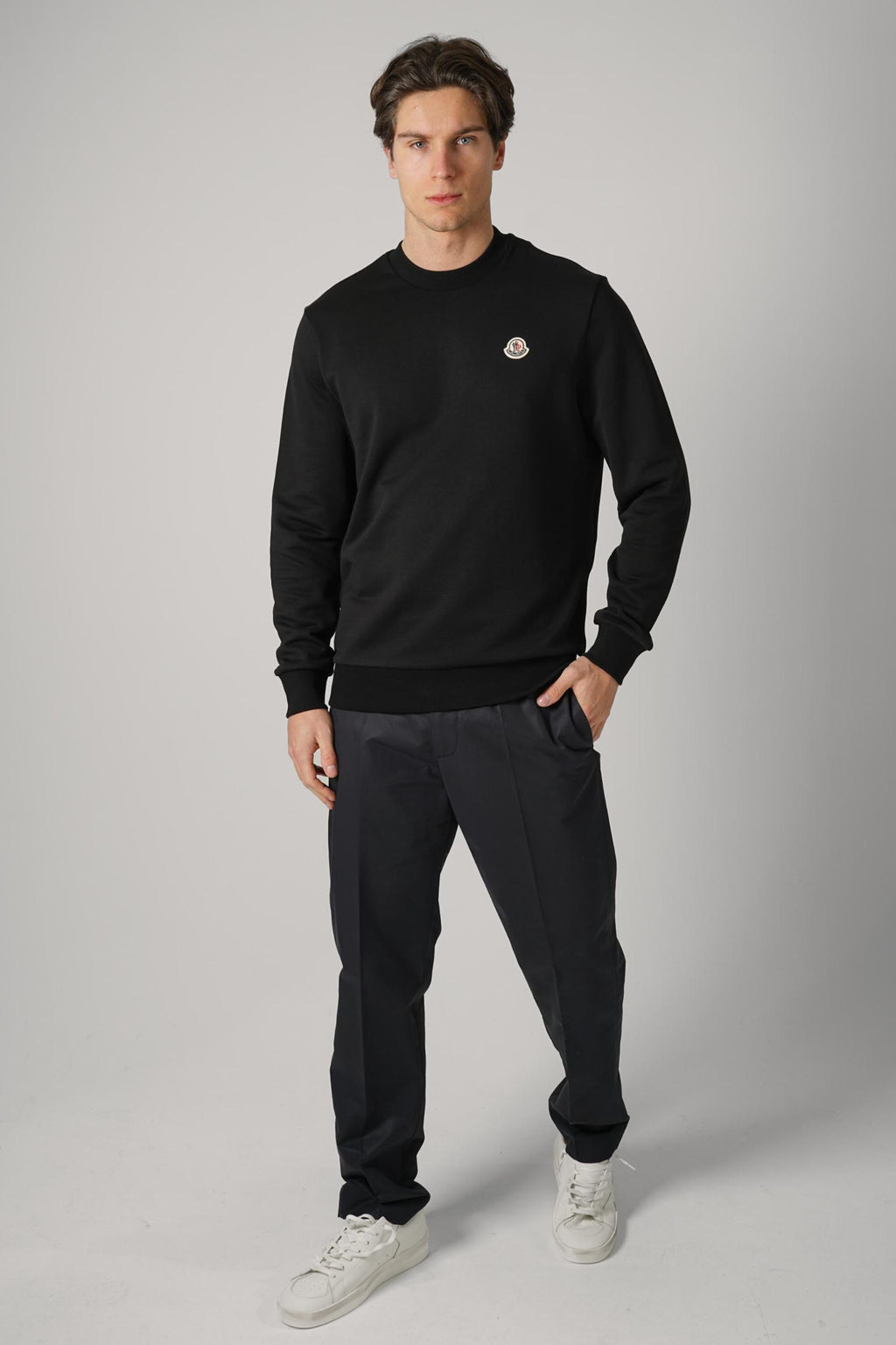 Moncler Cotton Sweater Black