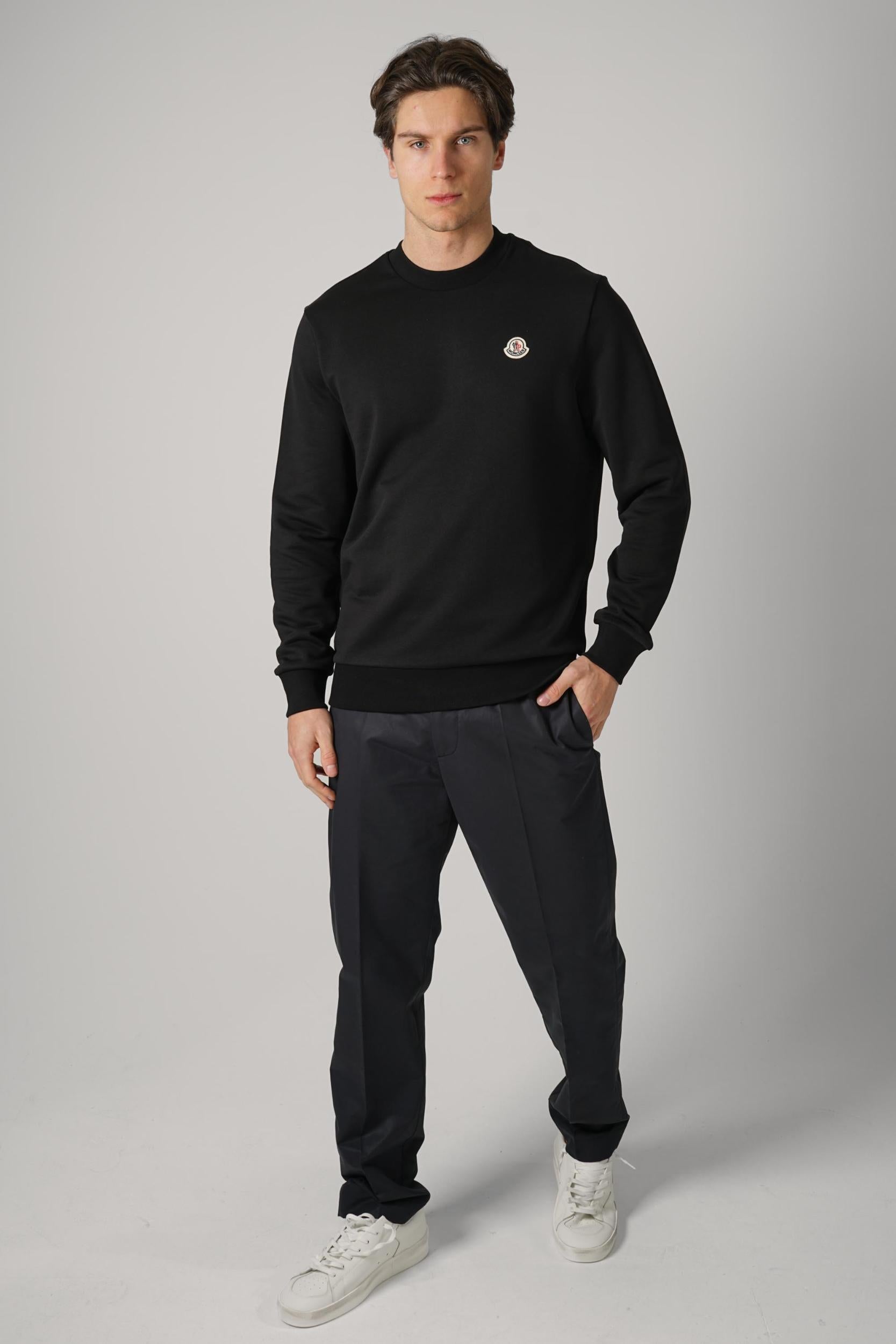 Moncler Cotton Sweater Black