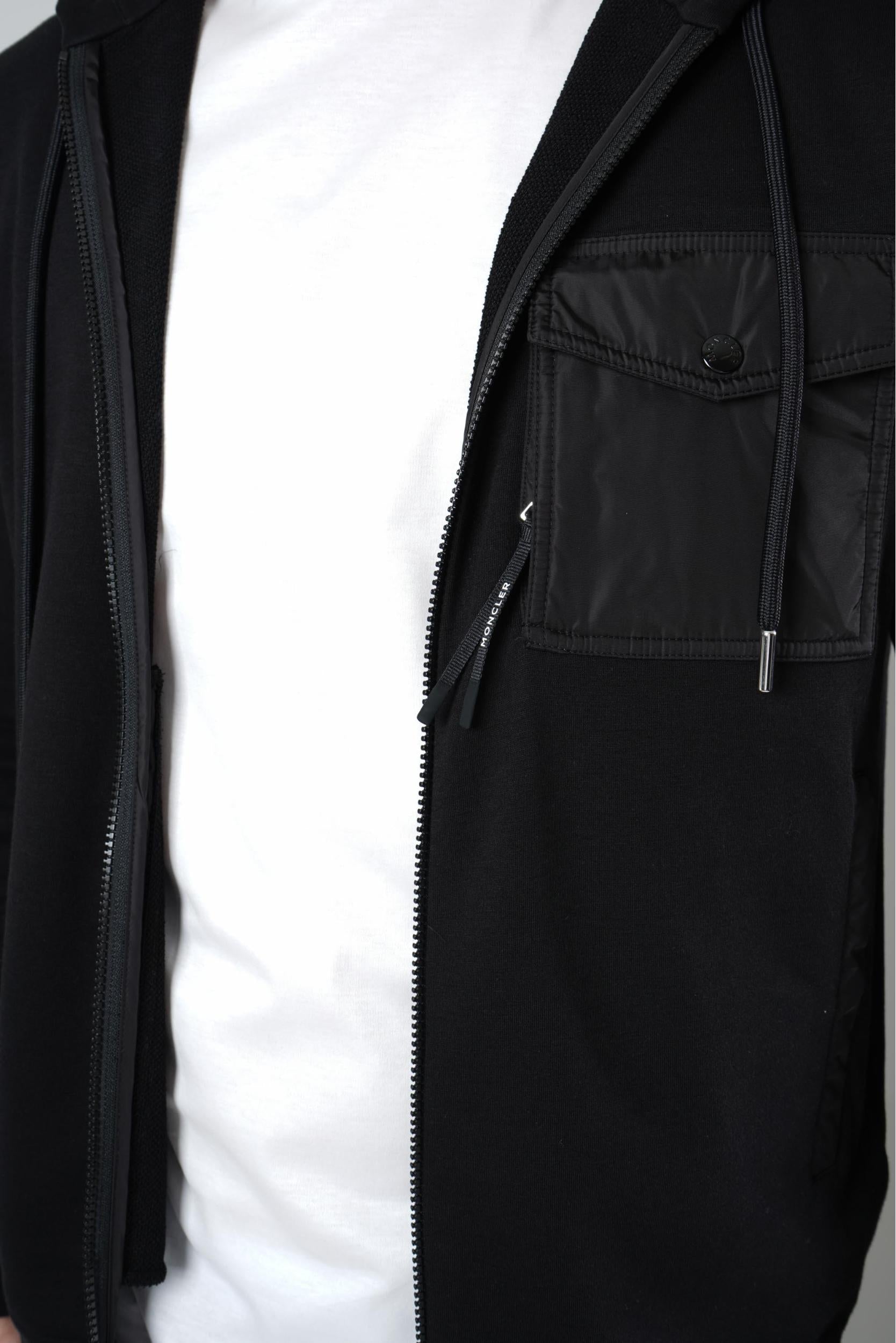 Moncler Felpa Aperta Con Zip