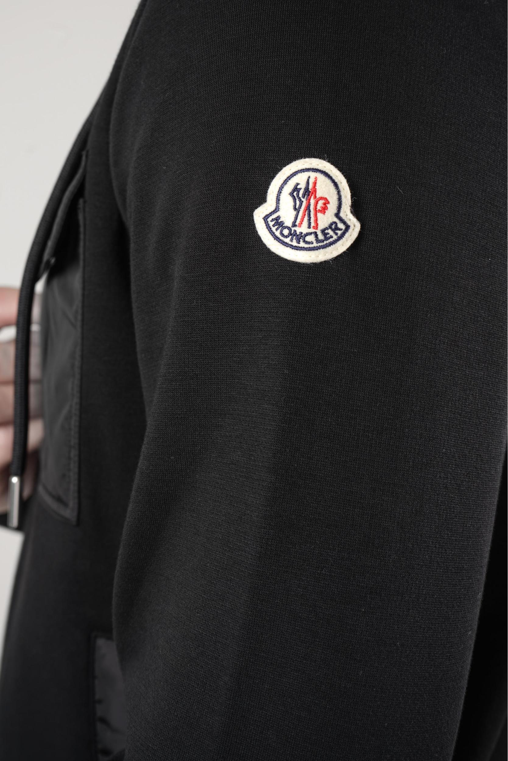 Moncler Felpa Aperta Con Zip – JURGEN STORE