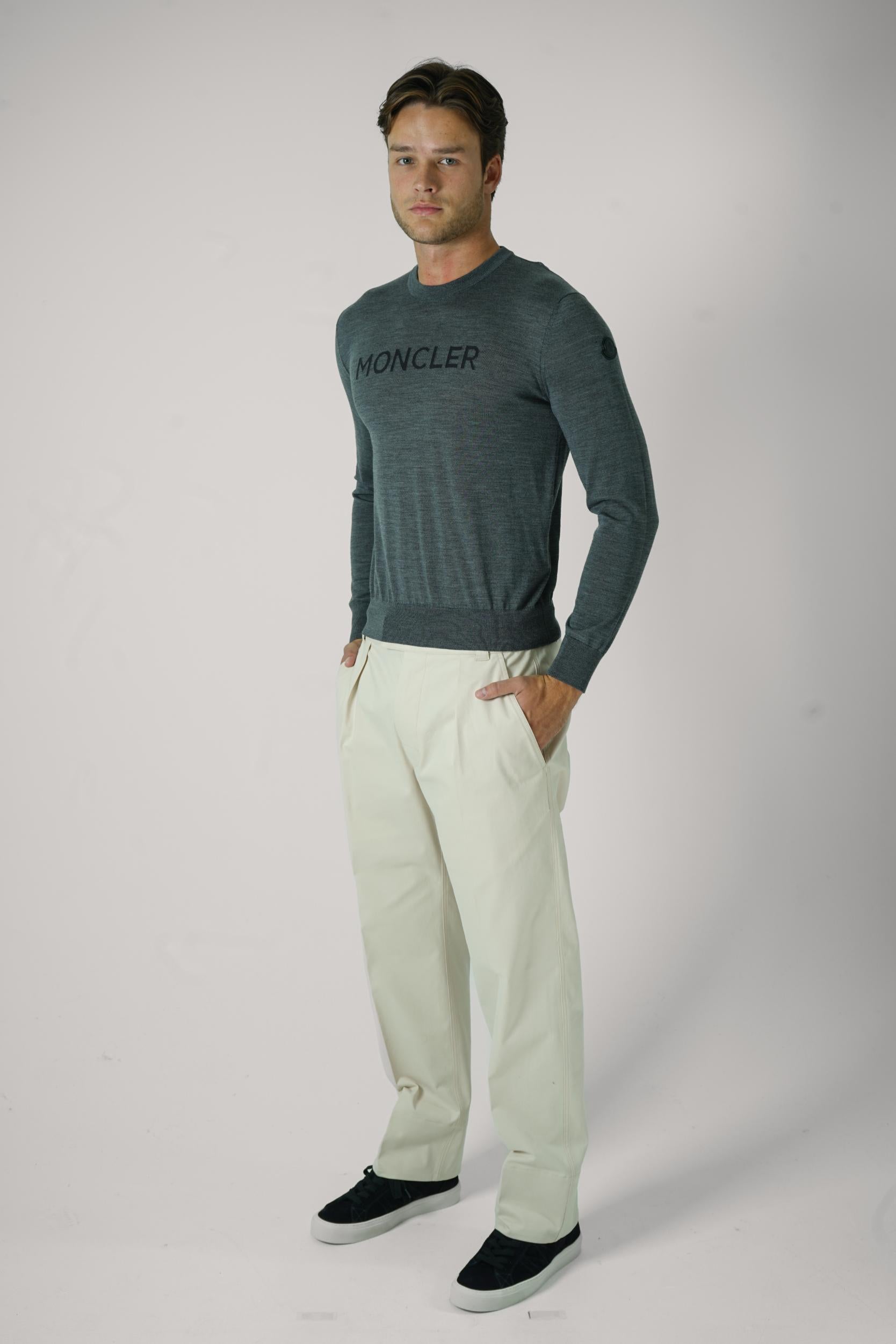 Moncler Girocollo Tricot Grey – JURGEN STORE