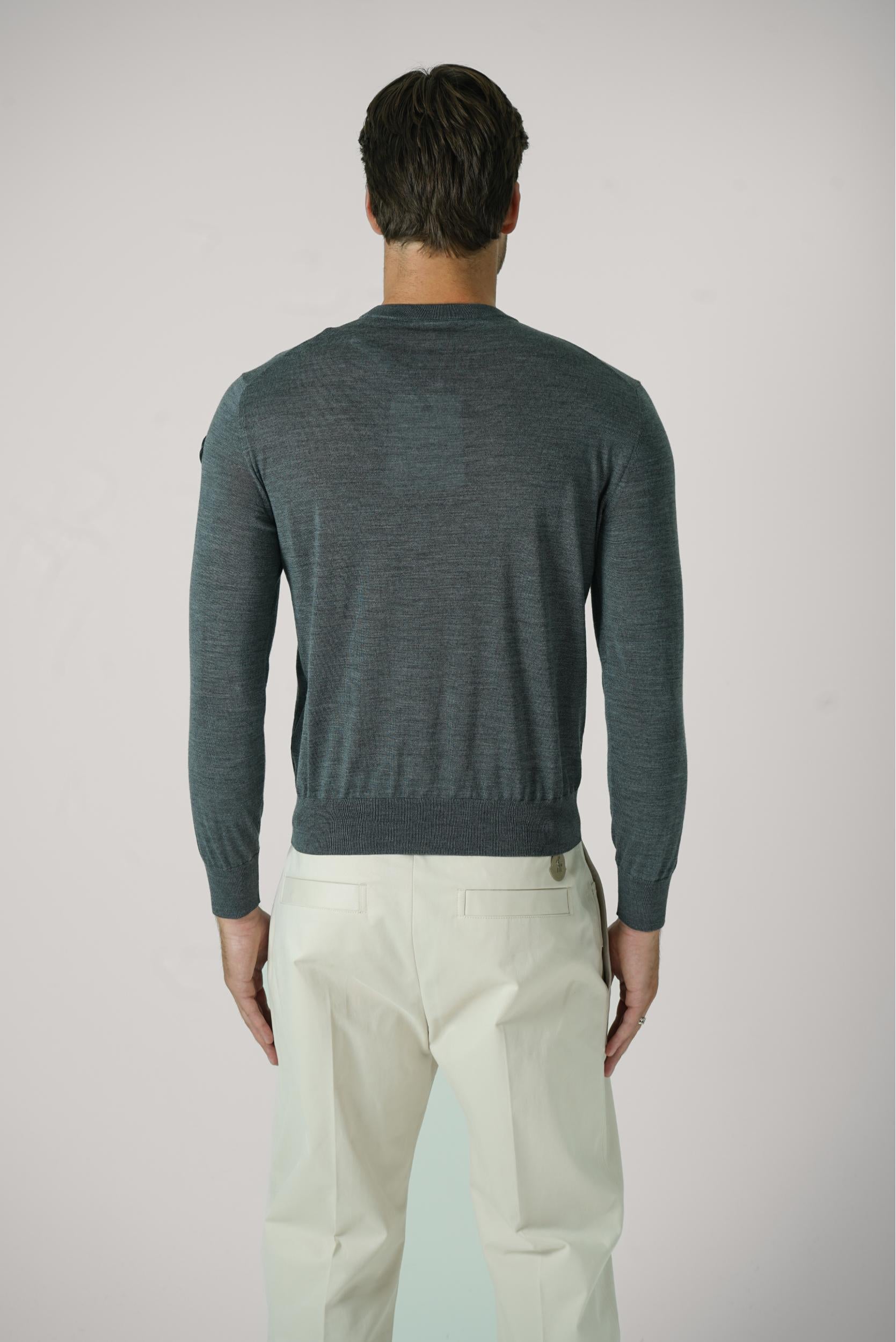 Moncler Girocollo Tricot Grey – JURGEN STORE