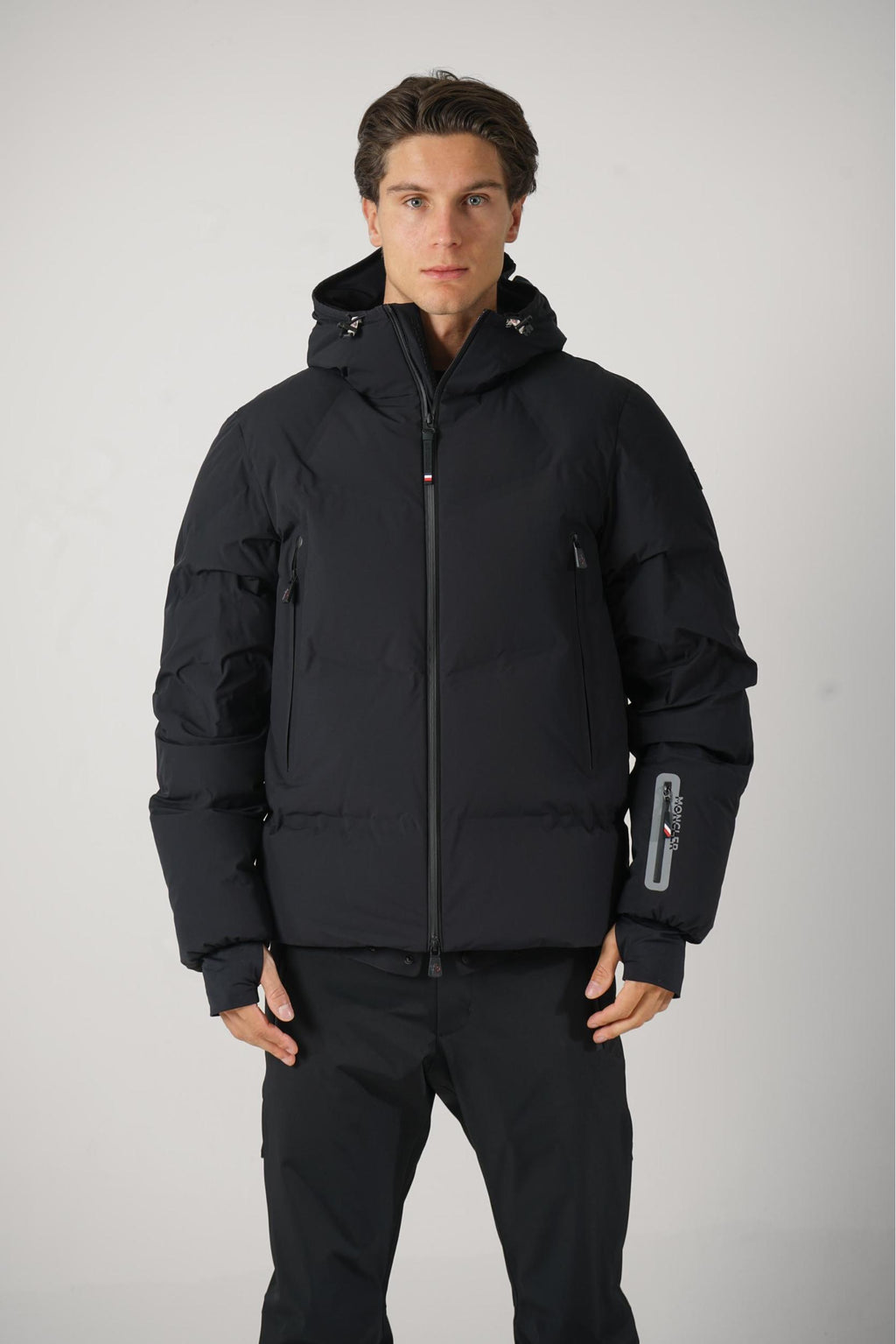Moncler Grenoble Angren Giubbottoblack Badge Black