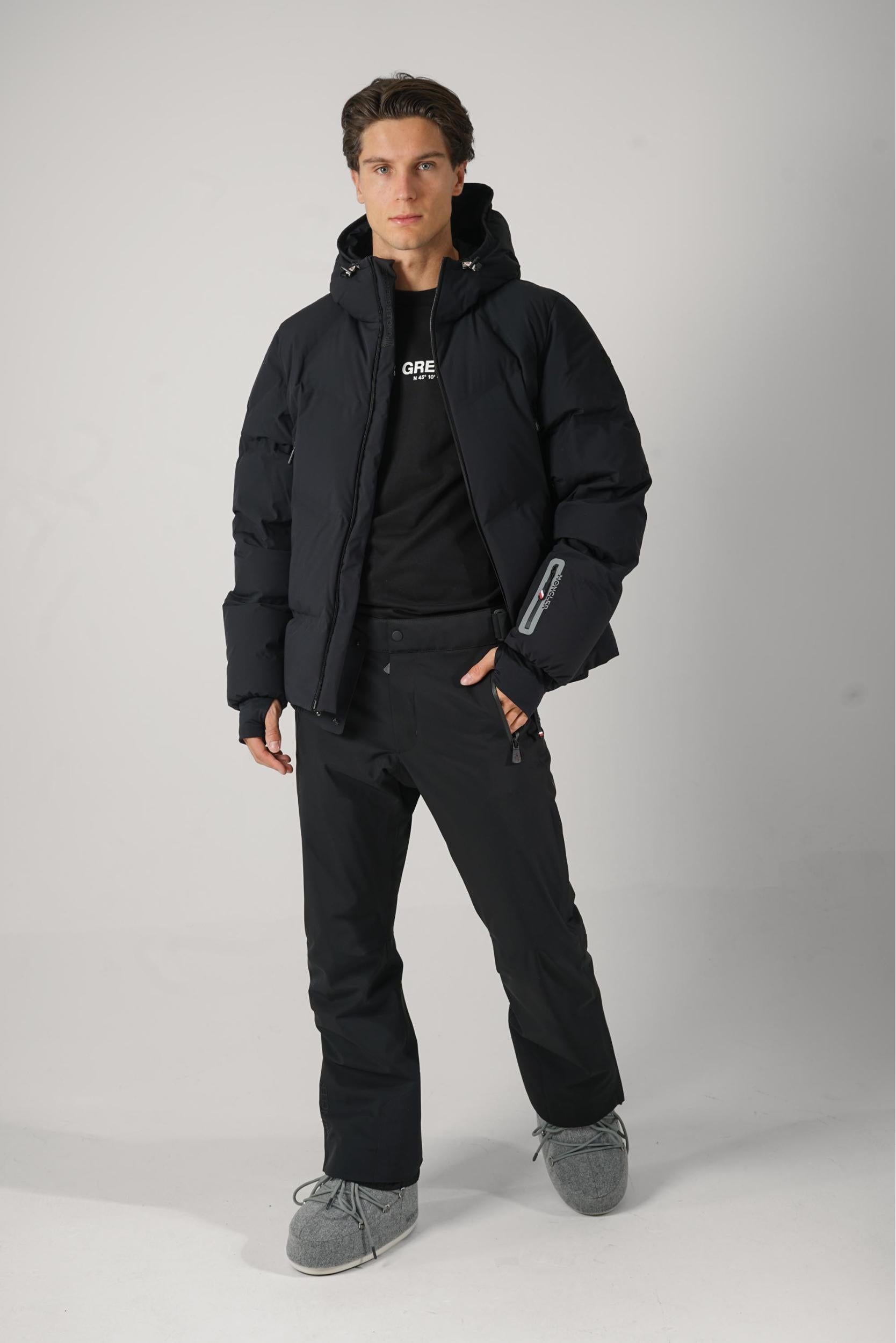 Moncler Grenoble Angren Giubbottoblack Badge Black