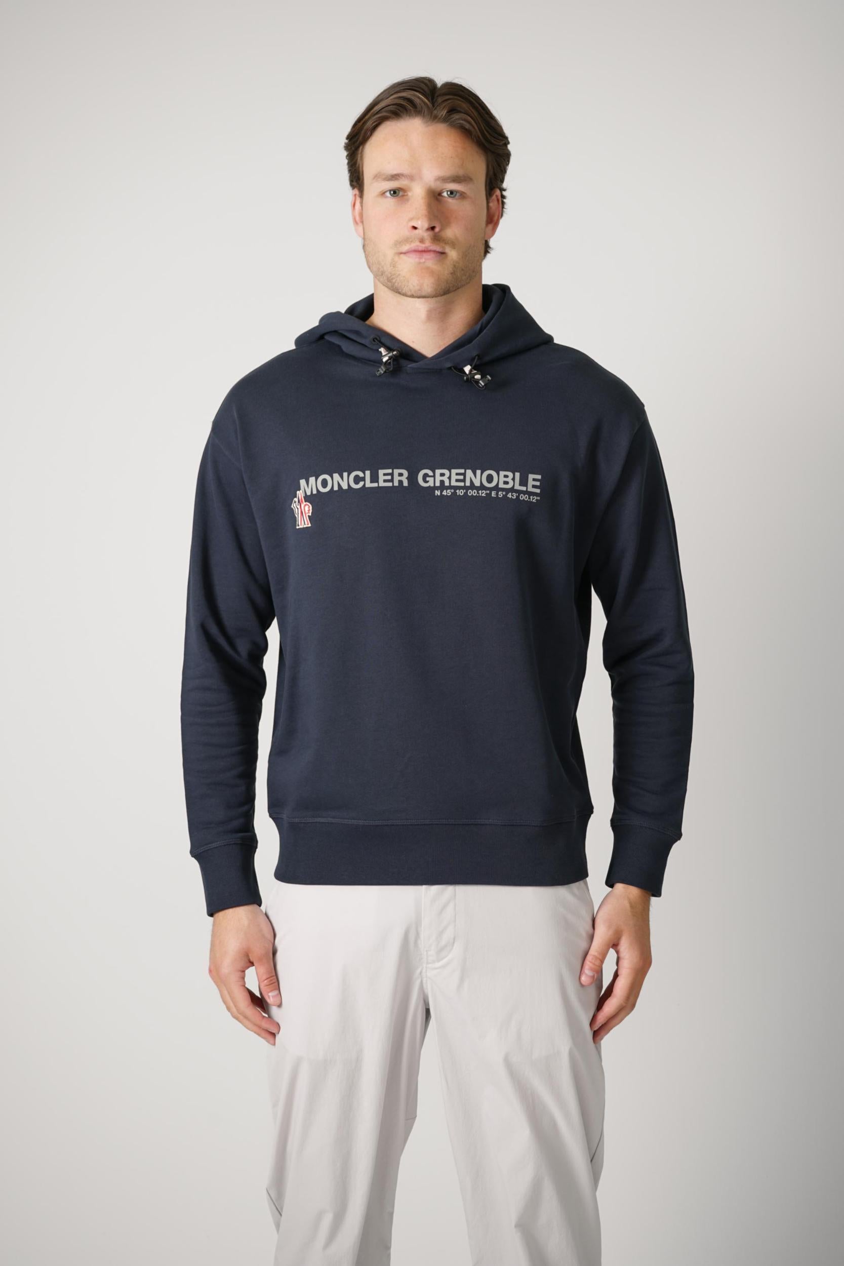 Moncler Grenoble Hooded Sweater Navy