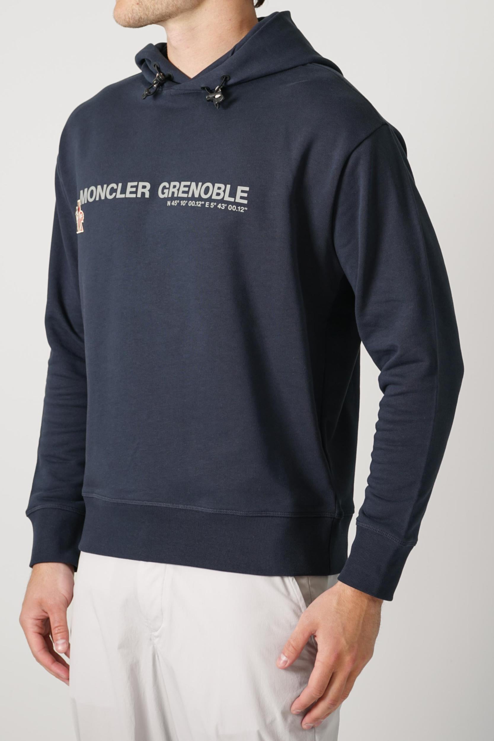 Moncler Grenoble Hooded Sweater Navy