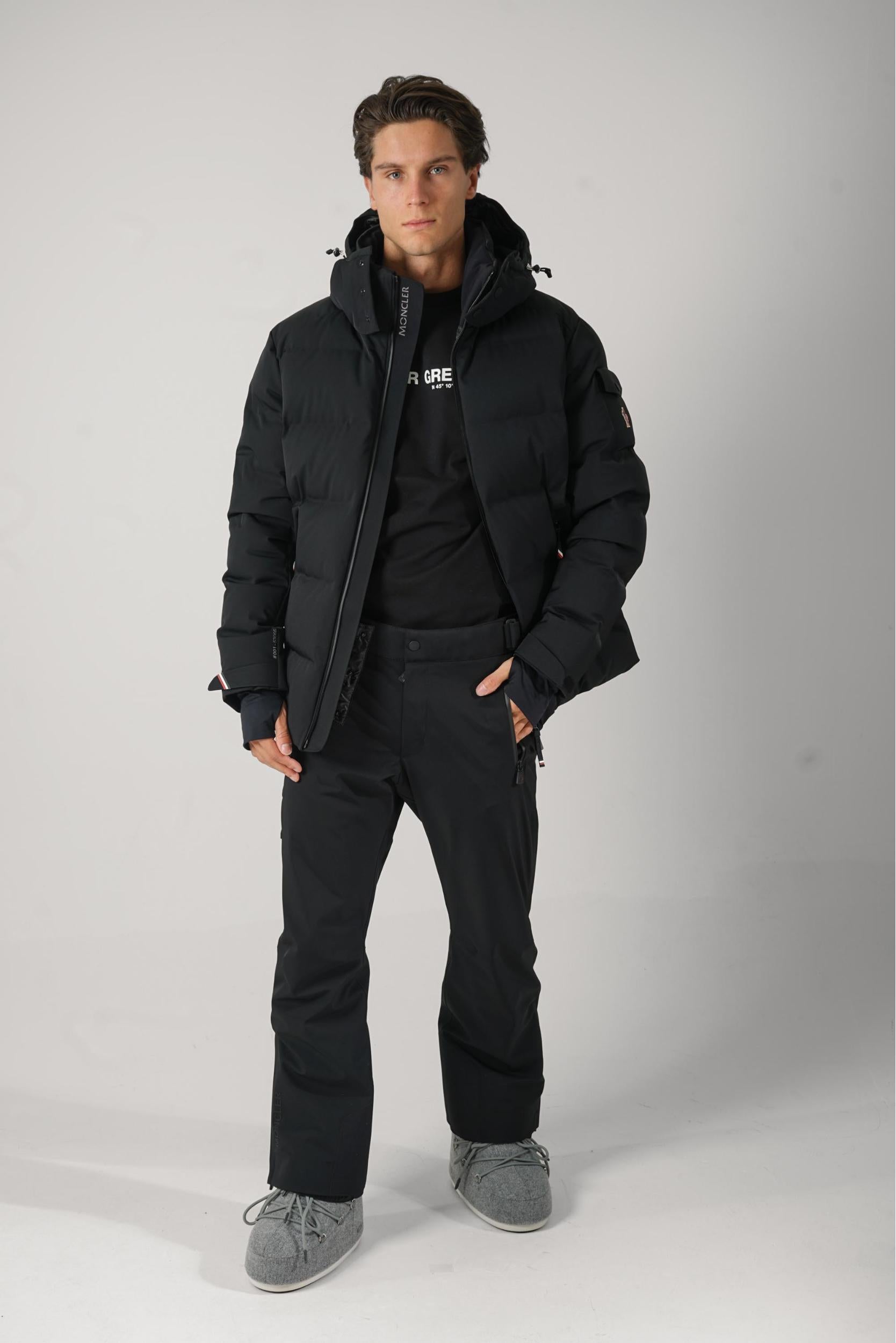 Moncler Grenoble Pantalone Da Sci Black