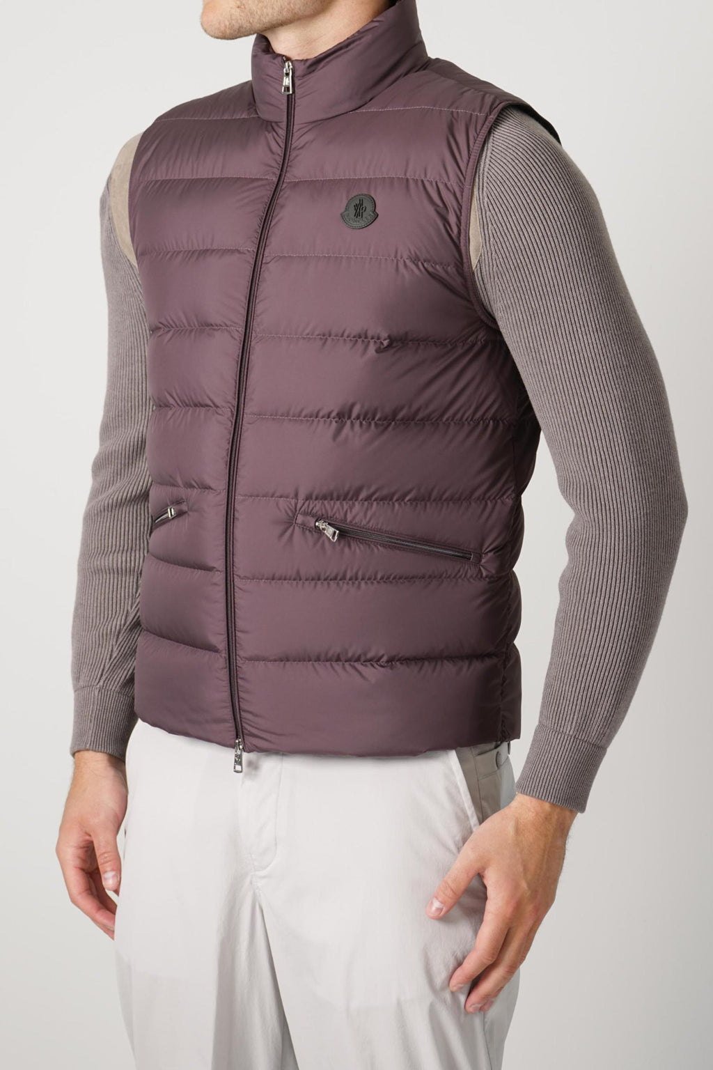 Moncler Lechtal Down Gilet Brown