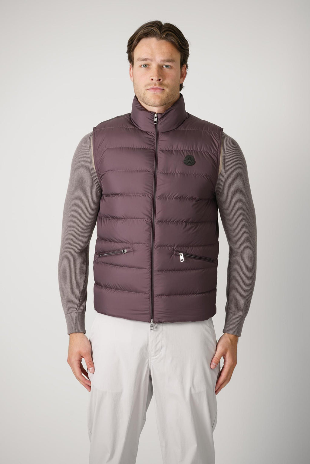 Moncler Lechtal Down Gilet Brown
