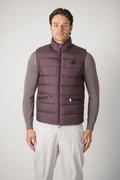 Moncler Lechtal Down Gilet Brown