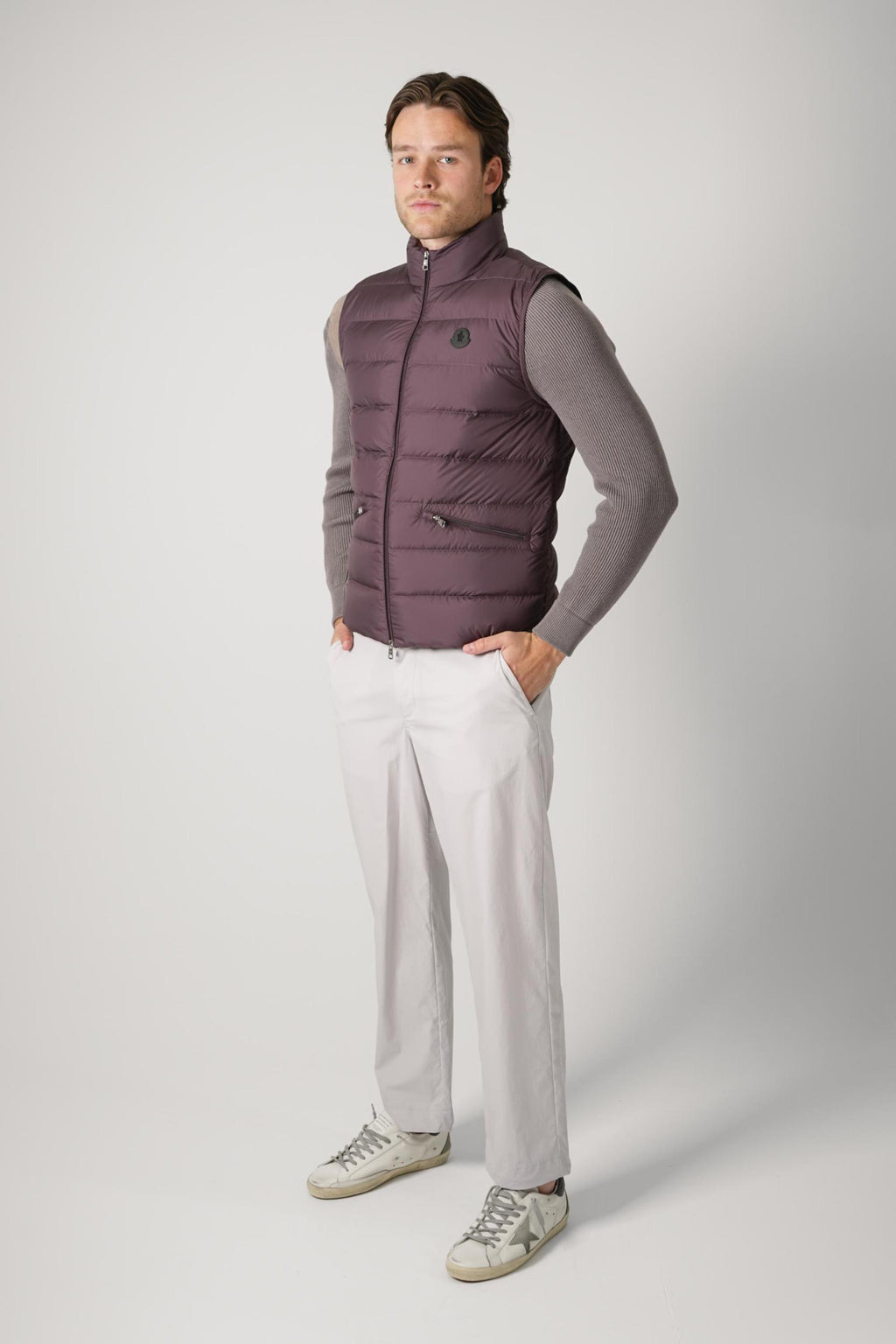 Moncler Lechtal Down Gilet Brown