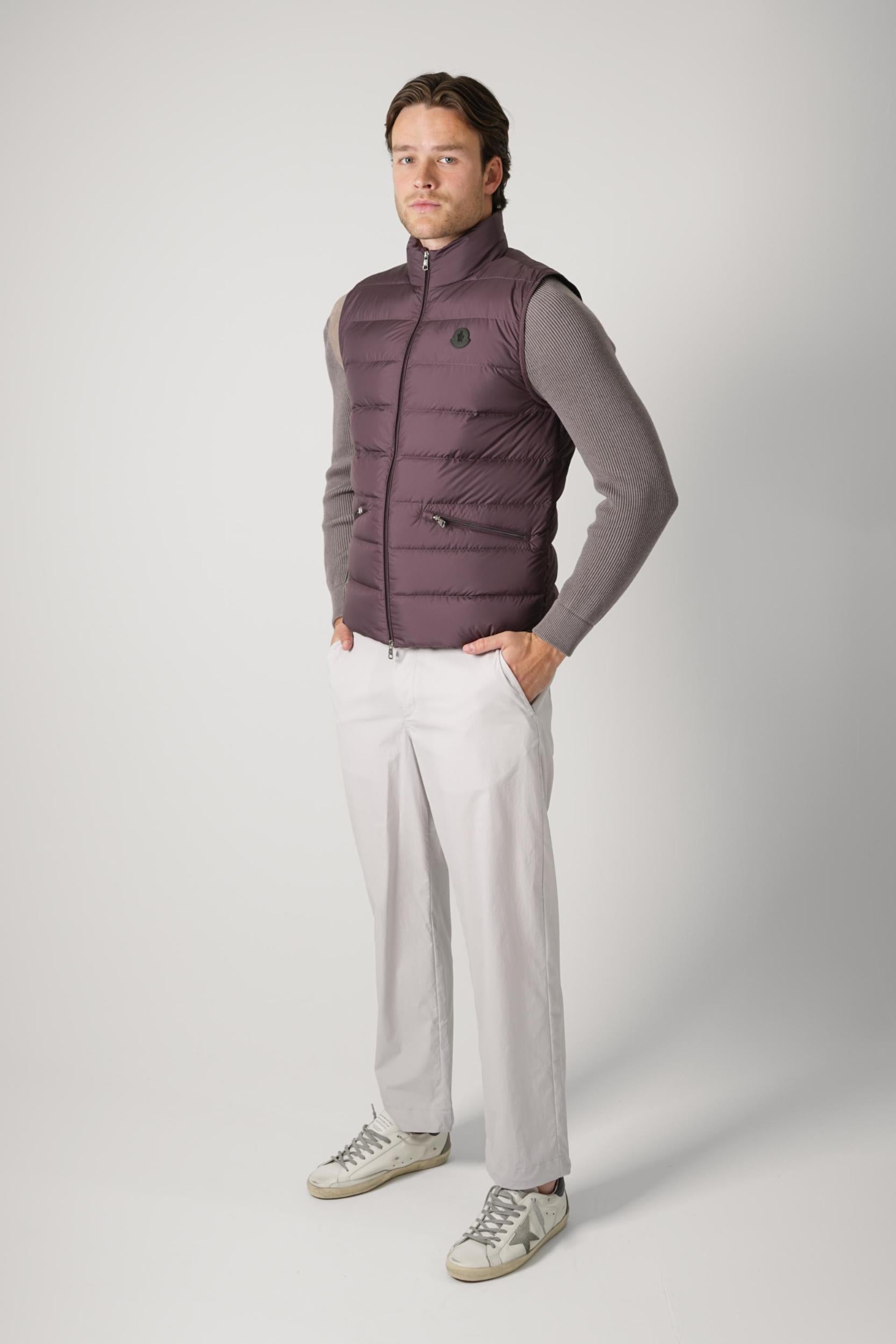 Moncler Lechtal Down Gilet Brown