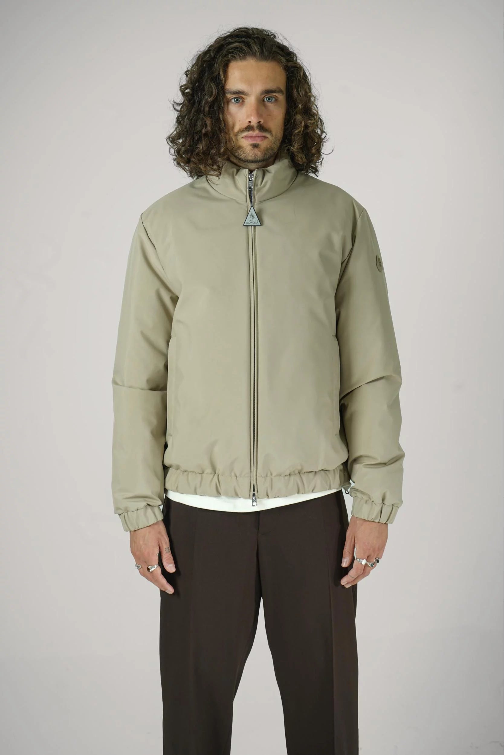 Moncler Luserna Down Jacket Beige