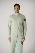 Moncler Maglia Aperta Con Zip-Up Beige
