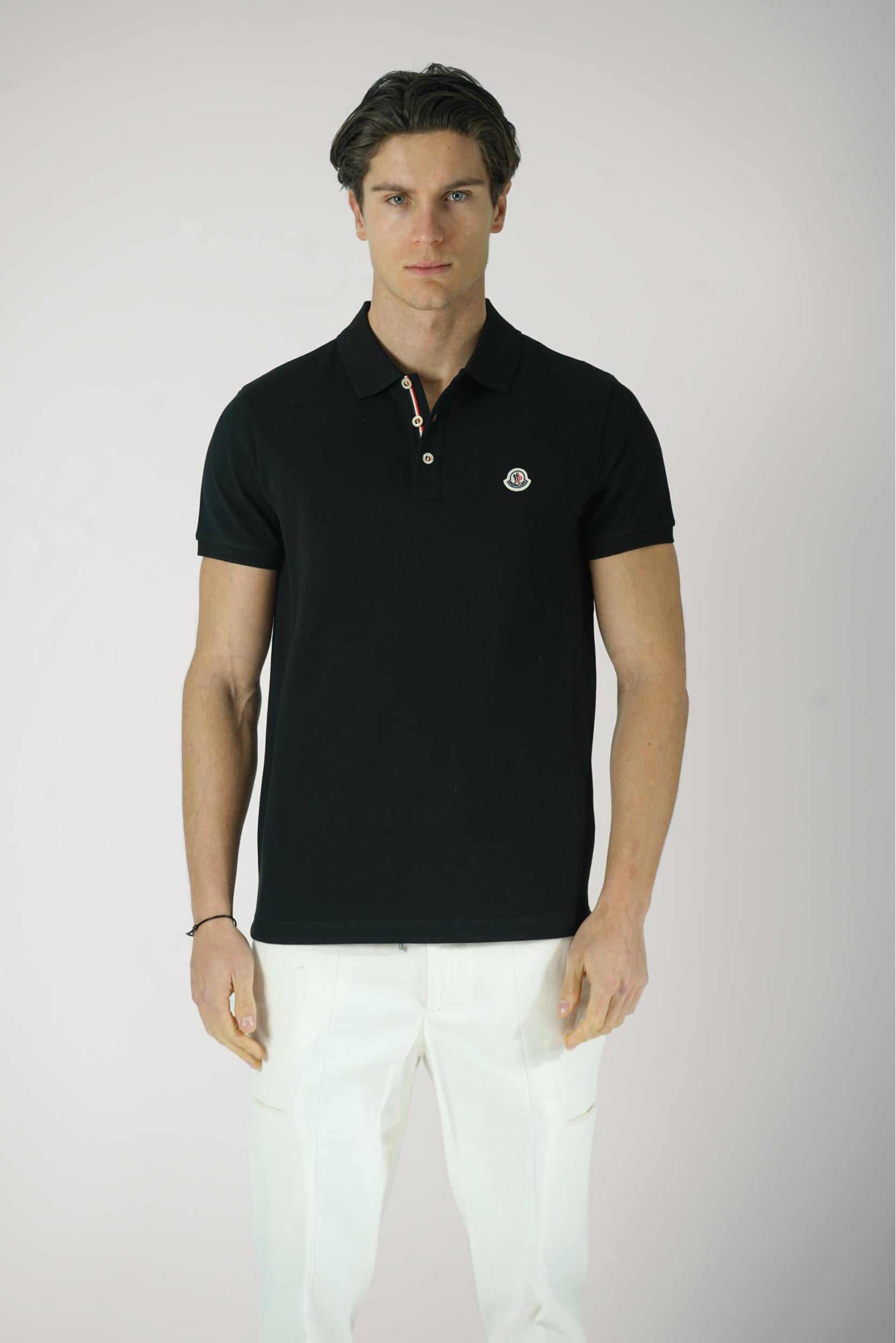 Moncler Maglia Polo Black