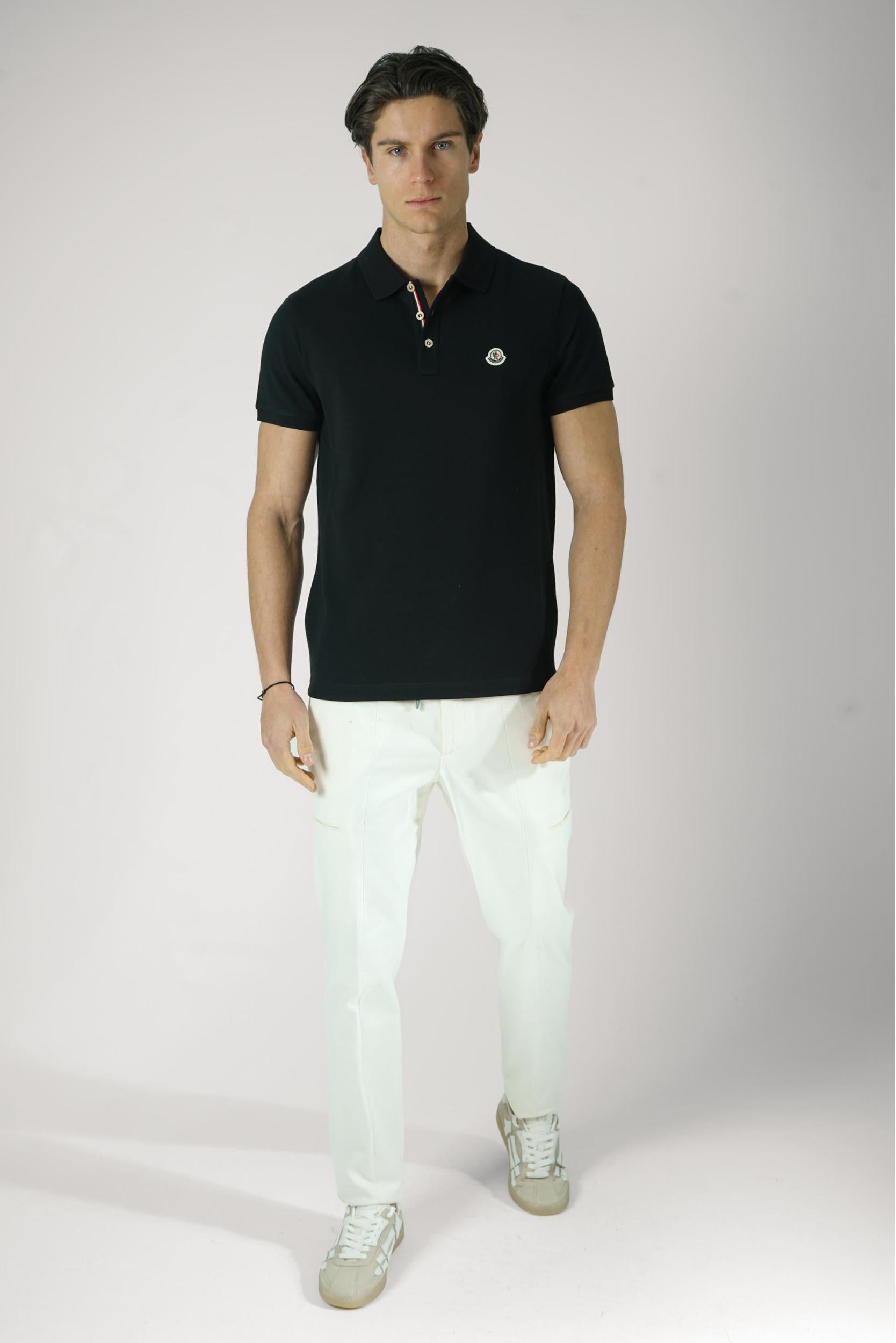 Moncler Maglia Polo Black