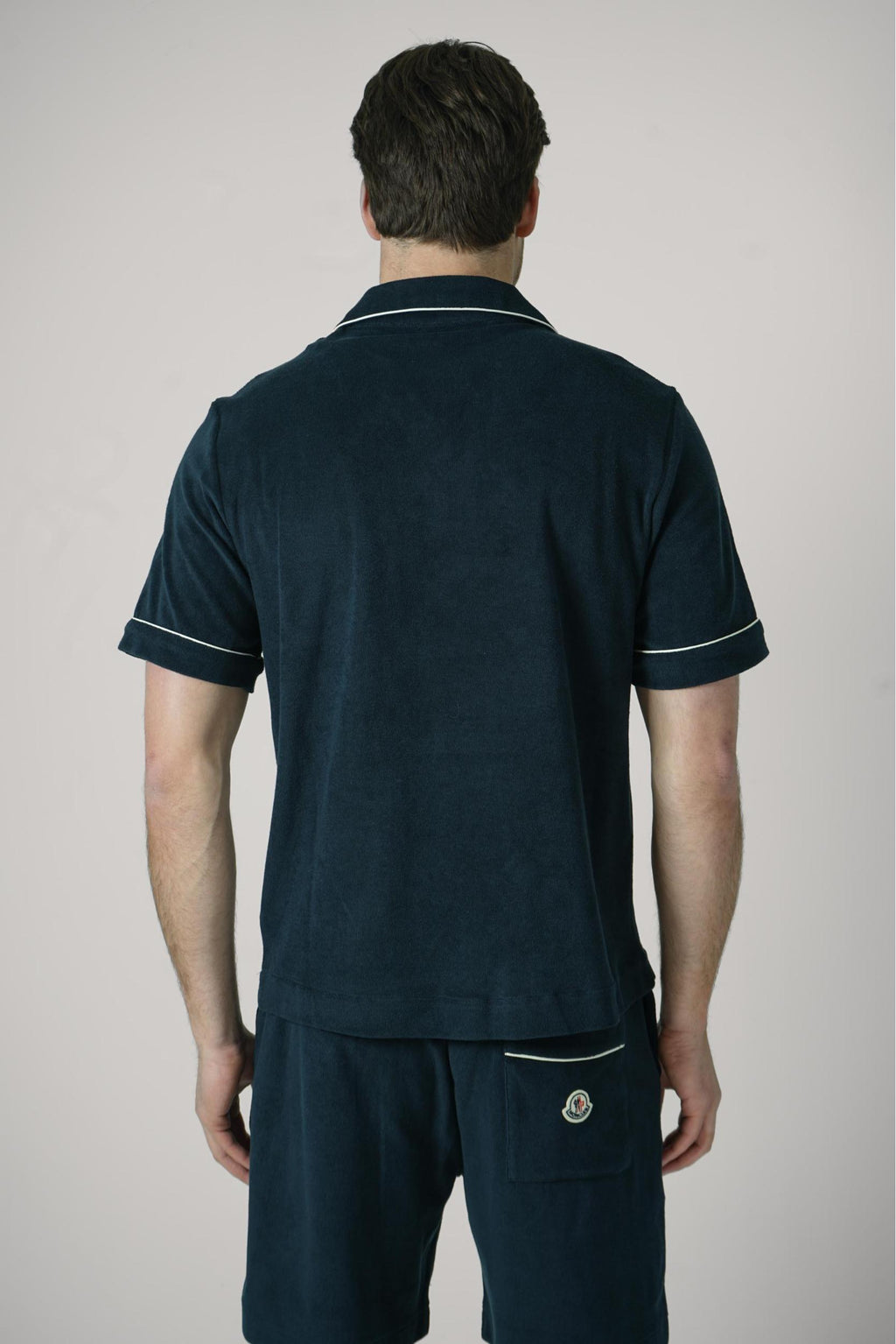 Moncler Manica Polo Navy