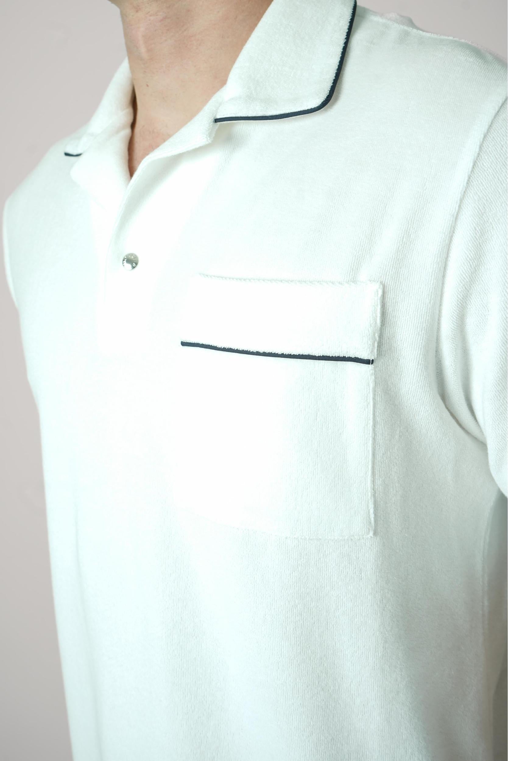 Moncler Manica Polo White
