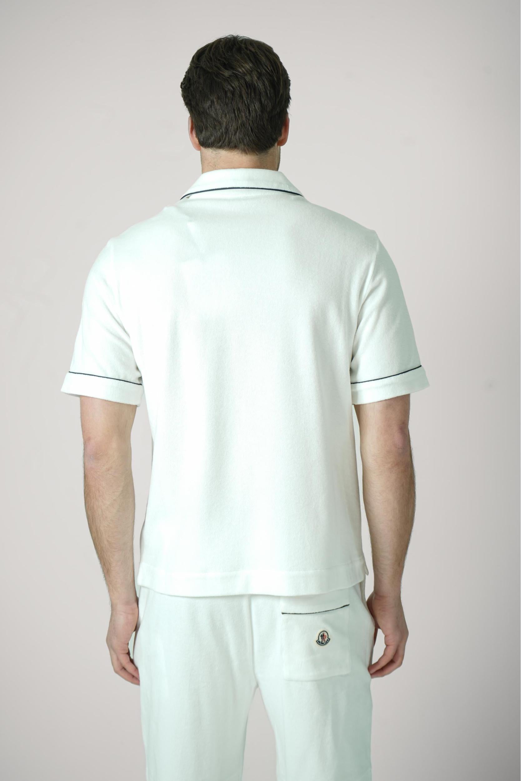 Moncler Manica Polo White
