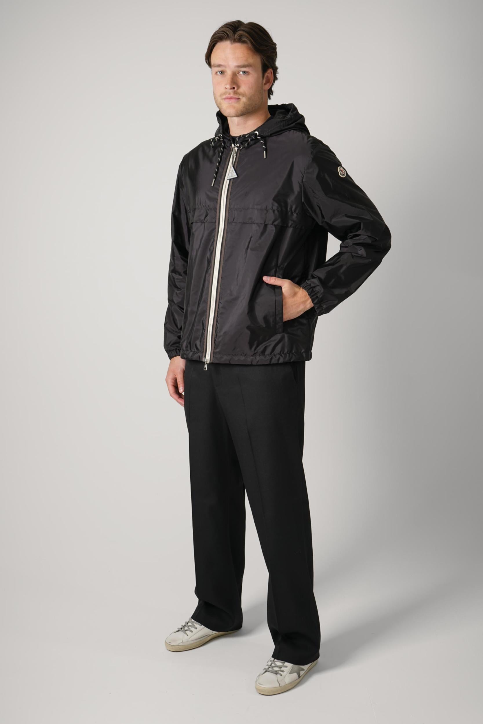 Moncler Nidge Hooded Jacket Black