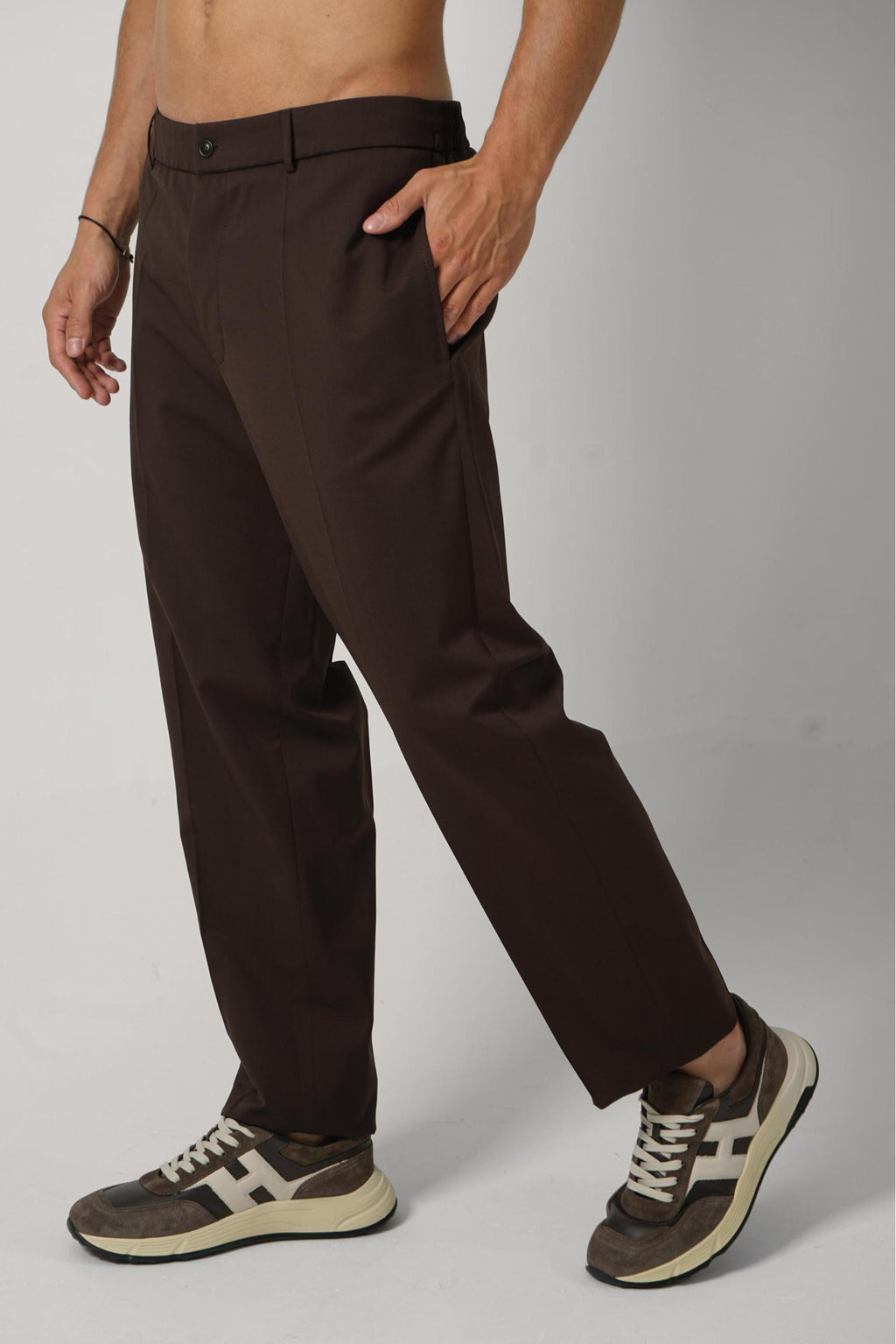 Moncler Pantalone Sportivo Brown