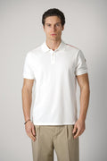 Moncler Polo  Stripes White