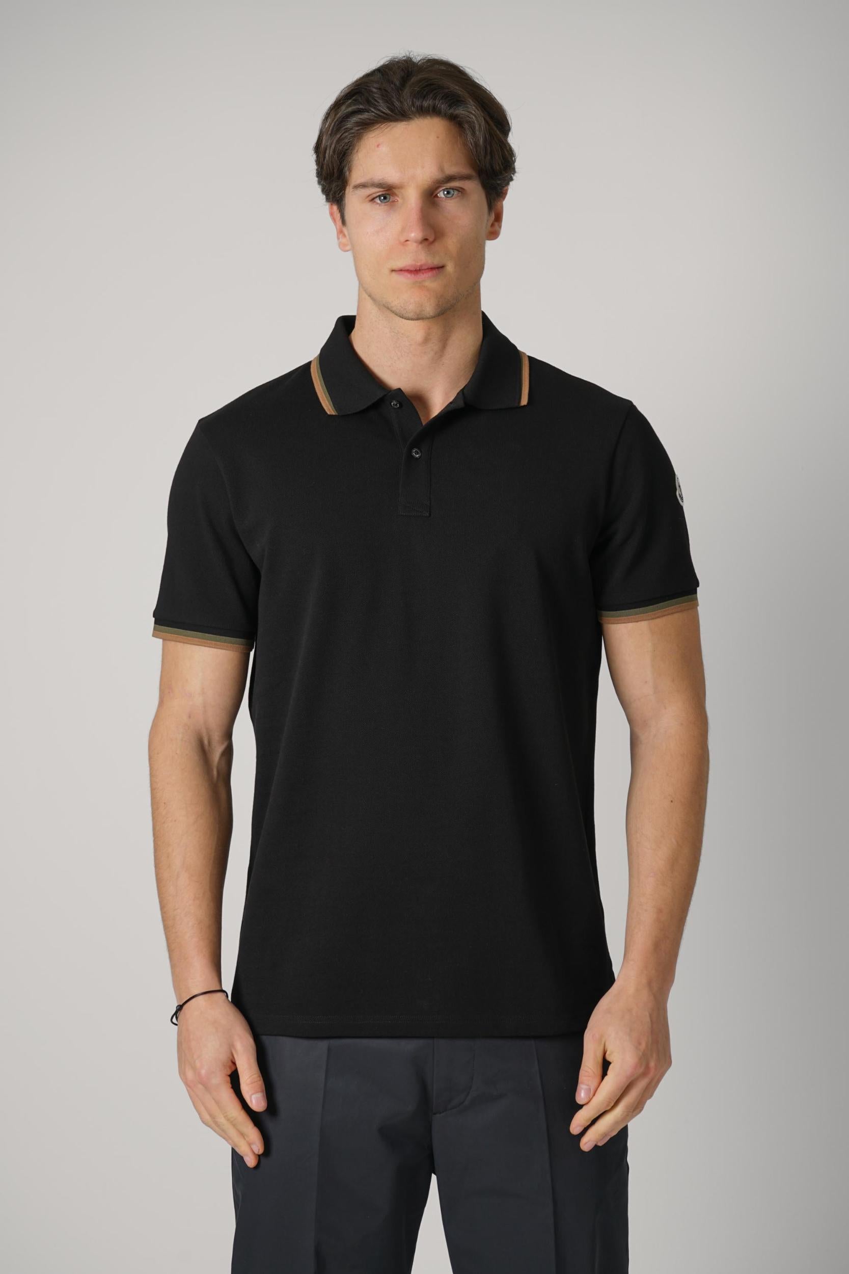 Moncler Ss Polo Black