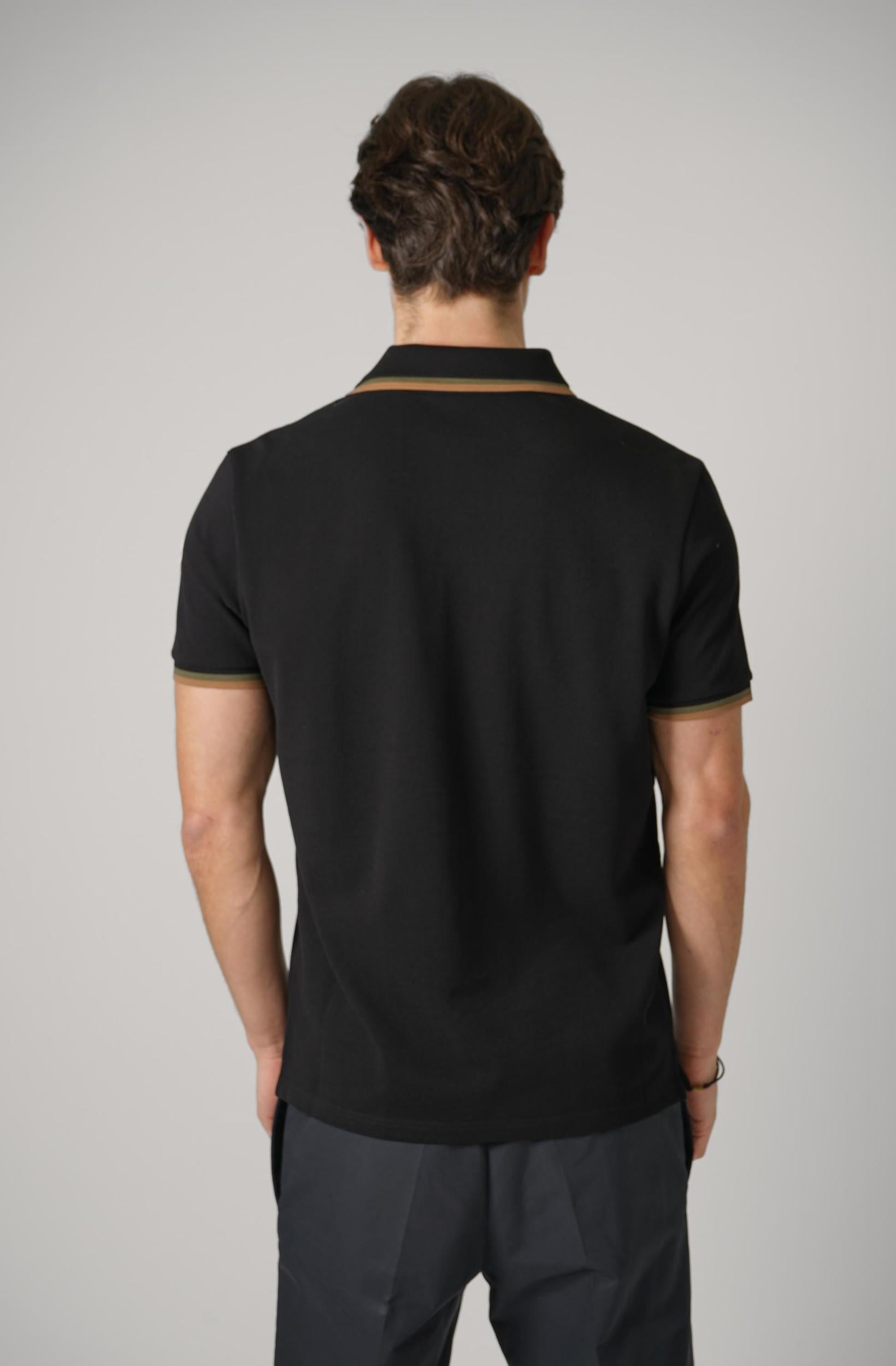 Moncler Ss Polo Black