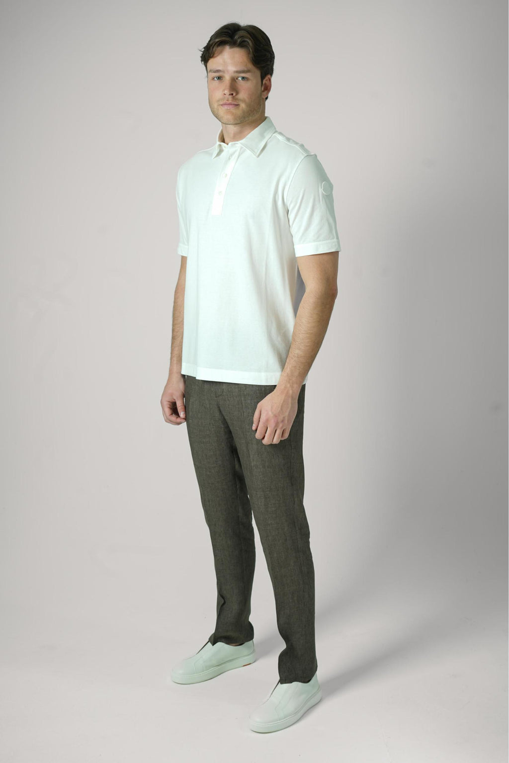 Moncler Ss Polo White