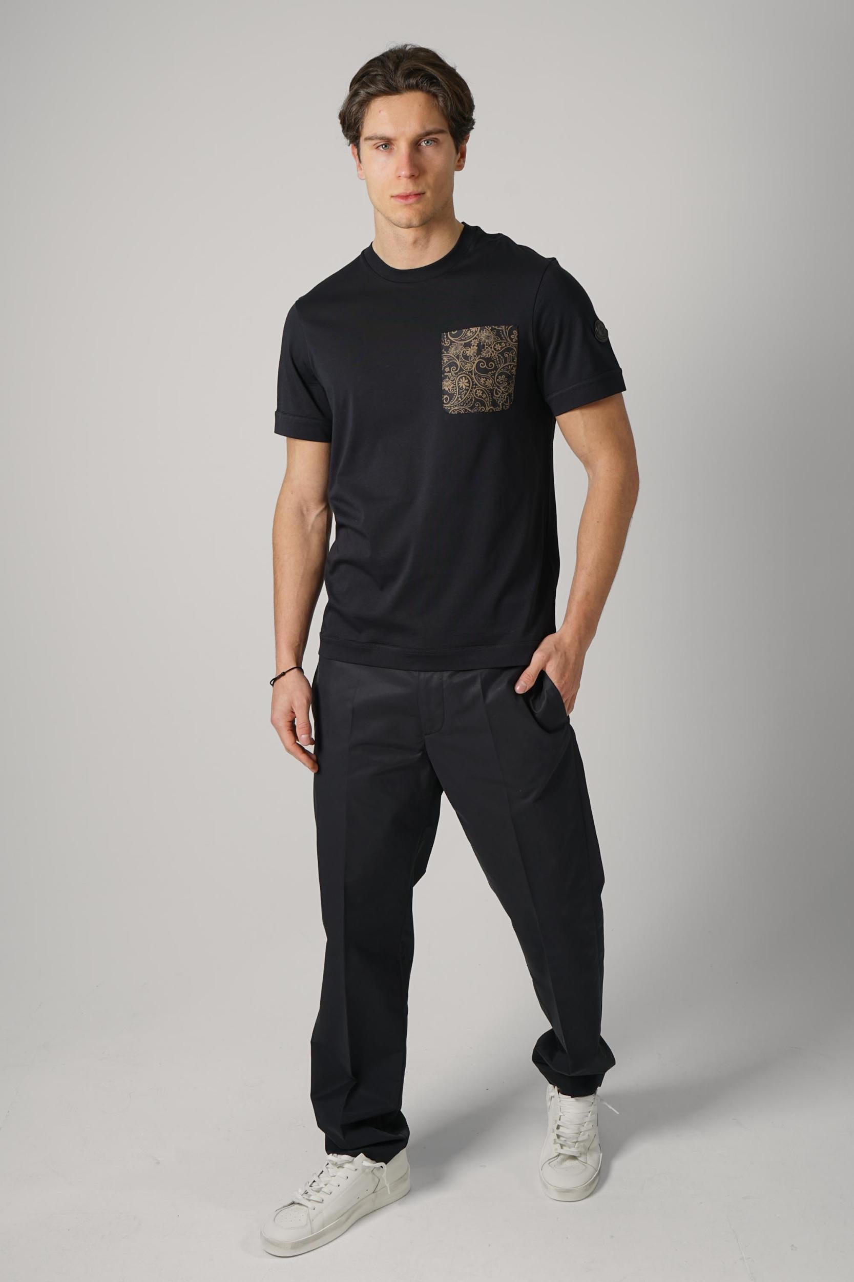 Moncler Ss-Shirt Print Black