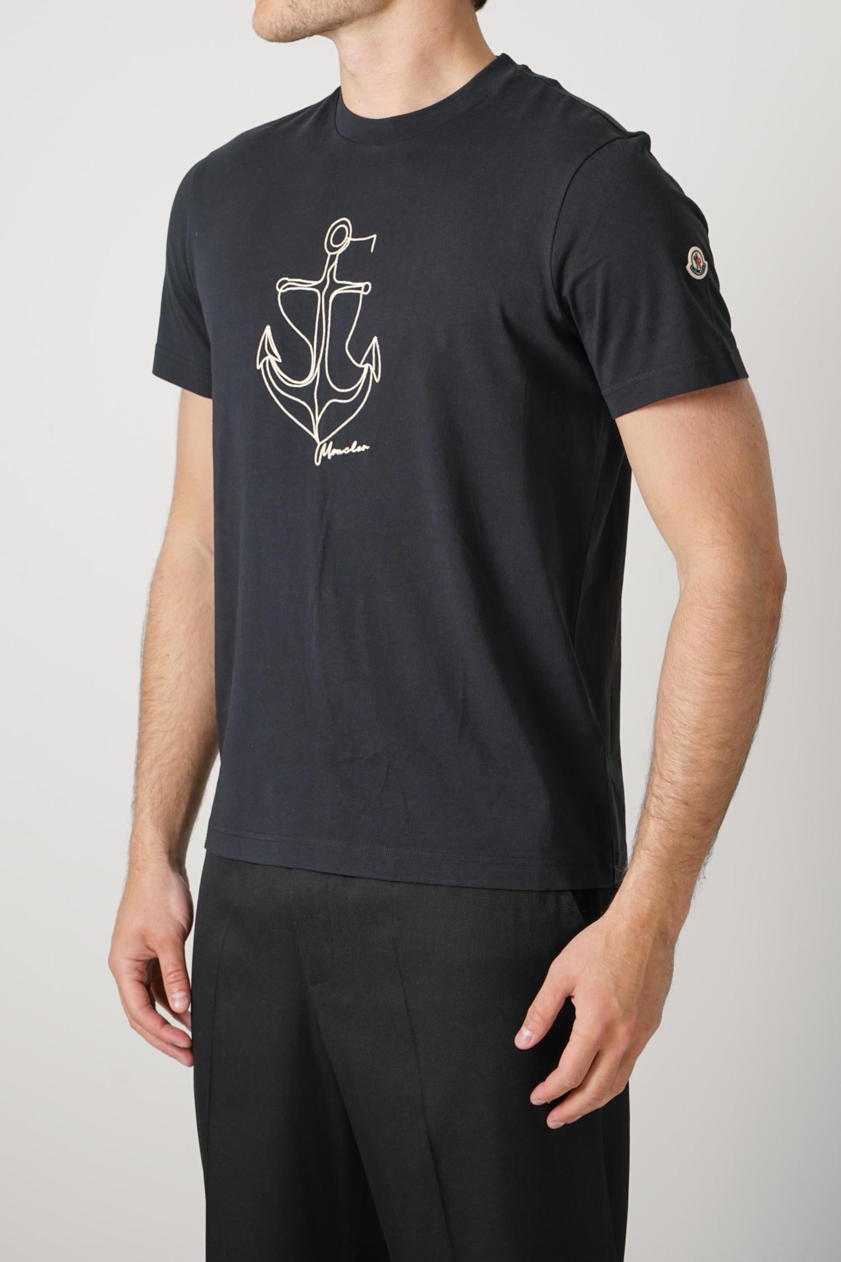Moncler Ss T-Shirt Navy